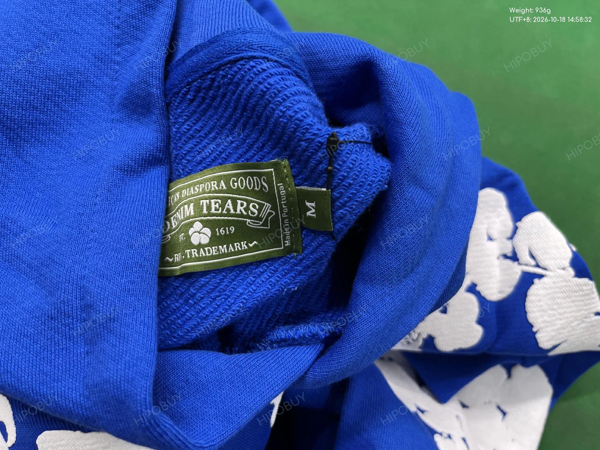 Foto QC 1 de Denim Tears Cotton Wreath Hoodie Black