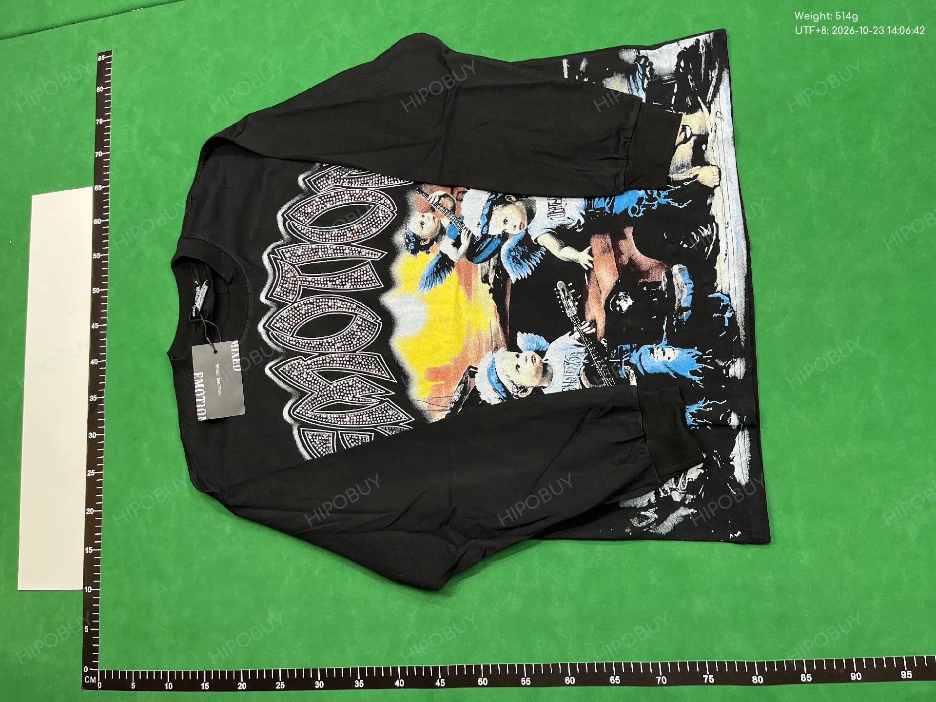 Foto QC 2 de Mixed Emotion Jacket Graphic Zip Up Hoodie Grey