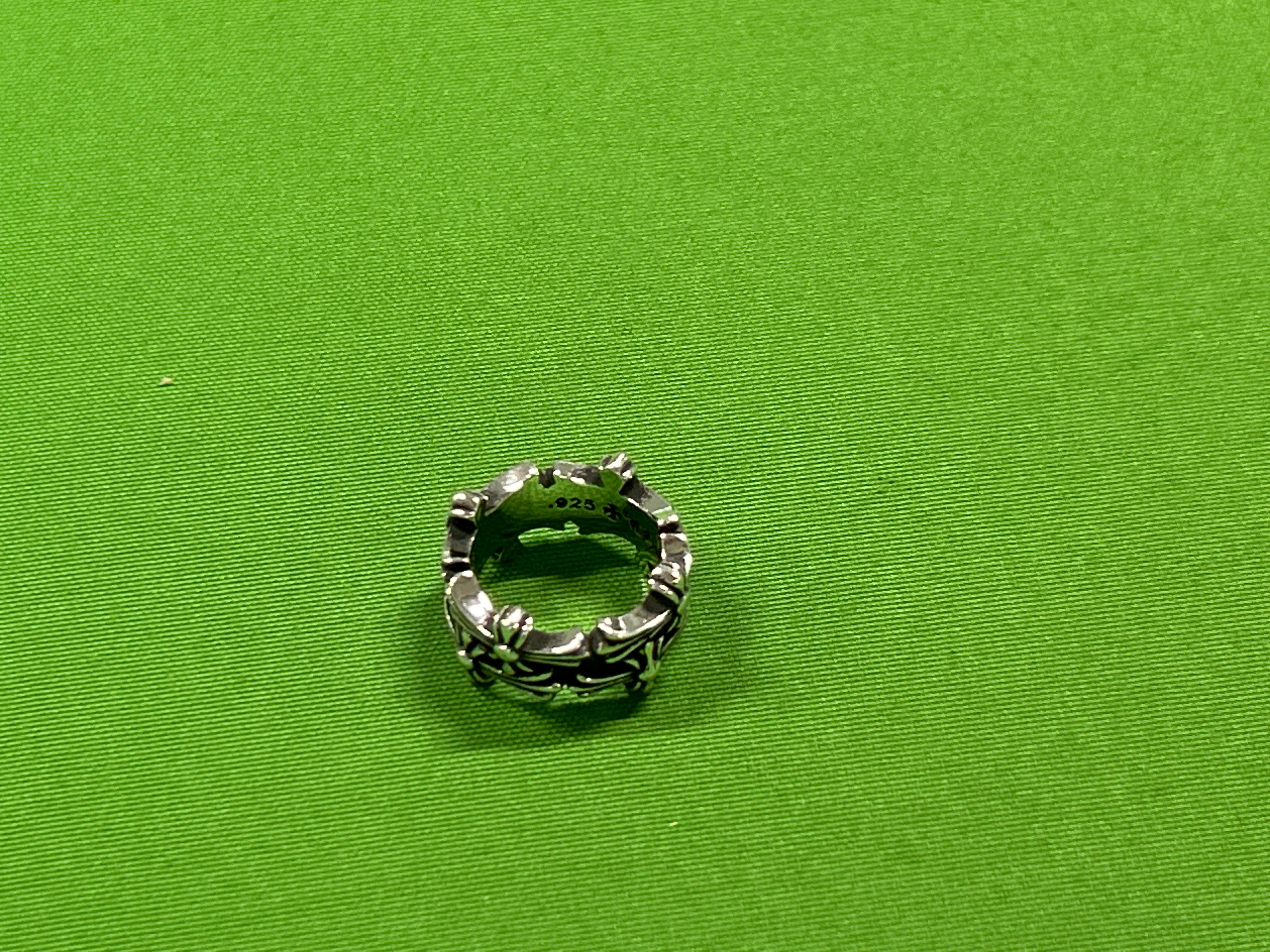 Foto QC 2 de Chrome Hearts Ring Silver Black Diamond Black
