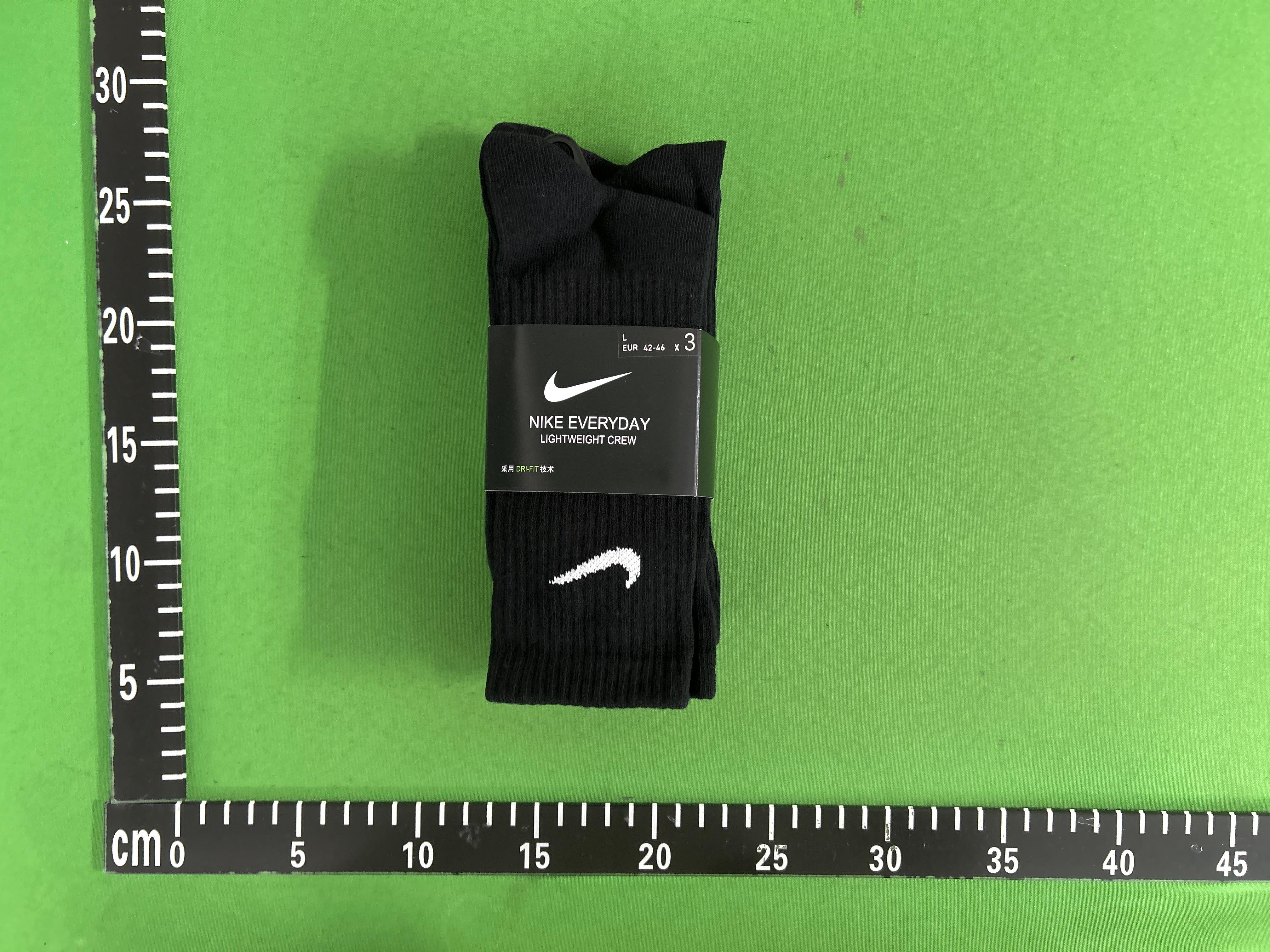 Foto QC 2 de Nike Crew Socks Cushioned Black White Grey