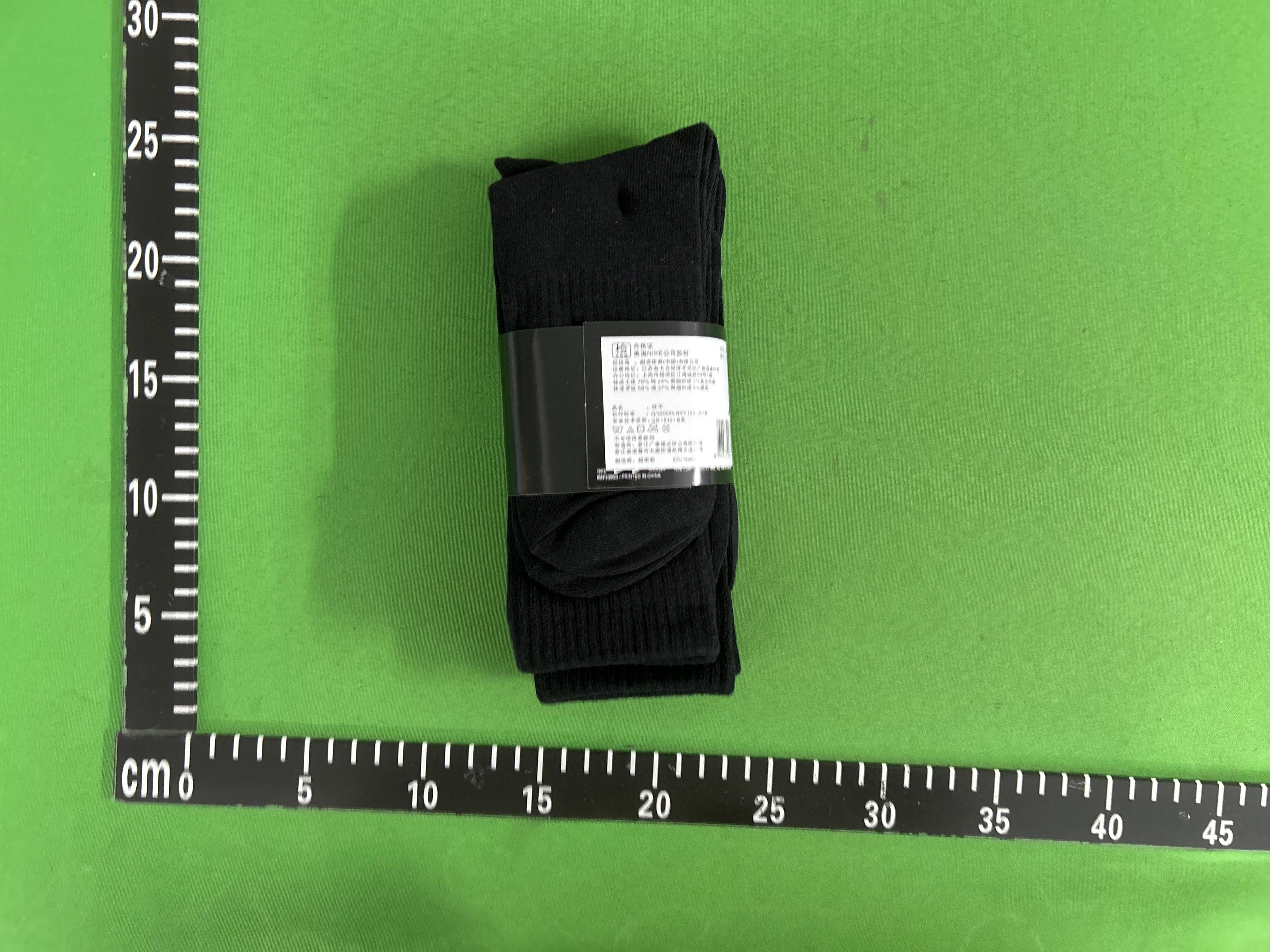 Foto QC 4 de Nike Crew Socks Cushioned Black White Grey