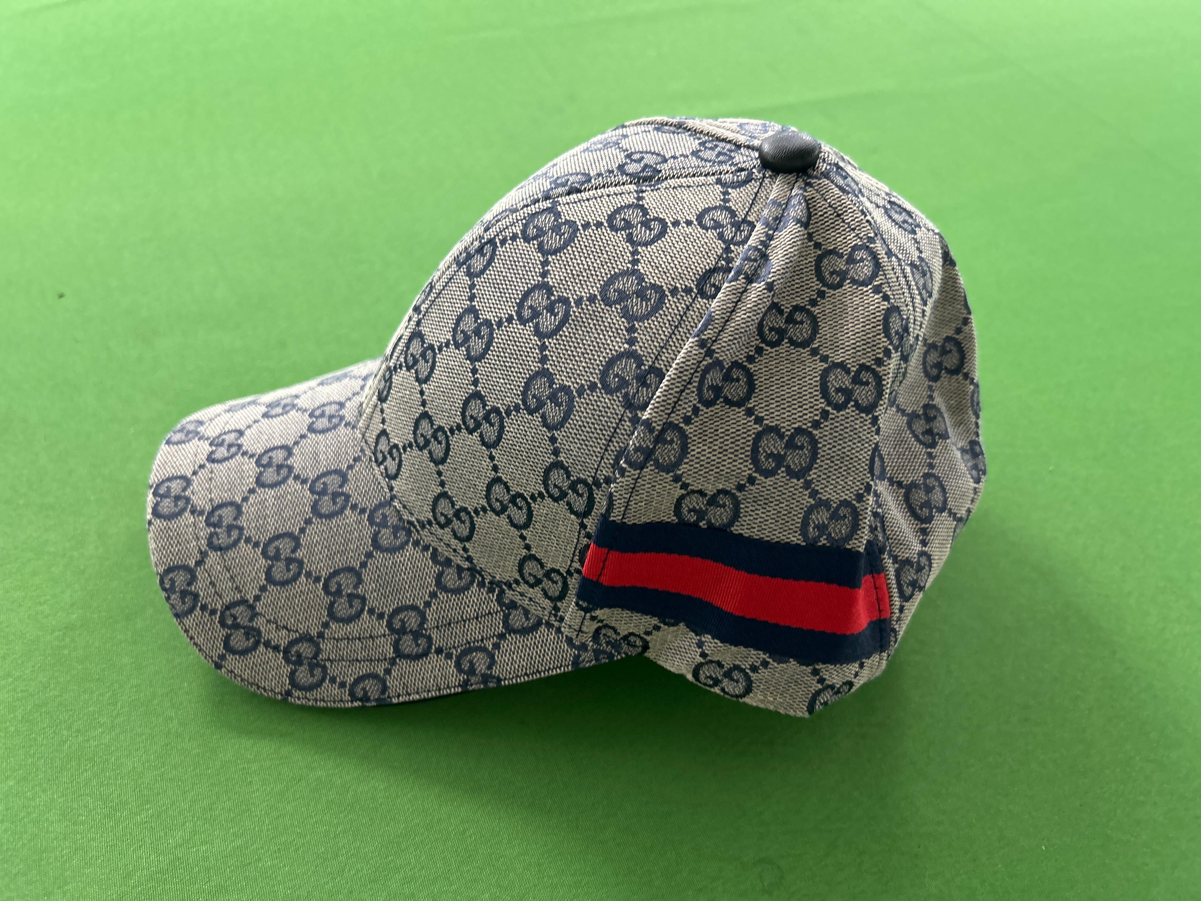 Foto QC 7 de Gucci Original GG Canvas Cap Beige/Blue