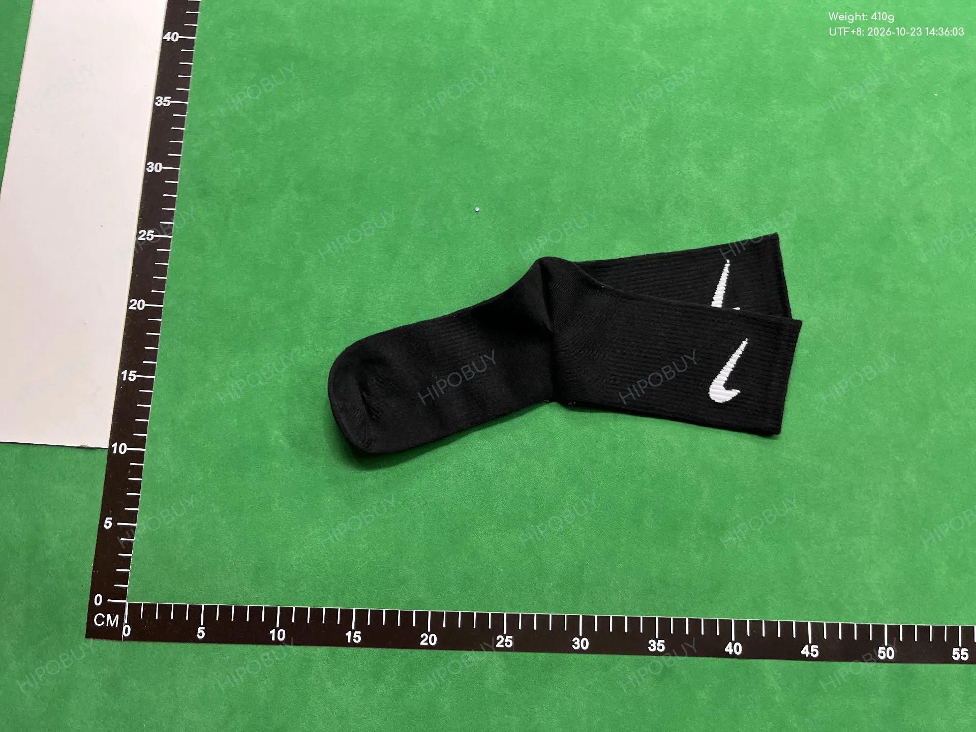 Foto QC 5 de Nike Crew Socks 5-Pair Pack White Black