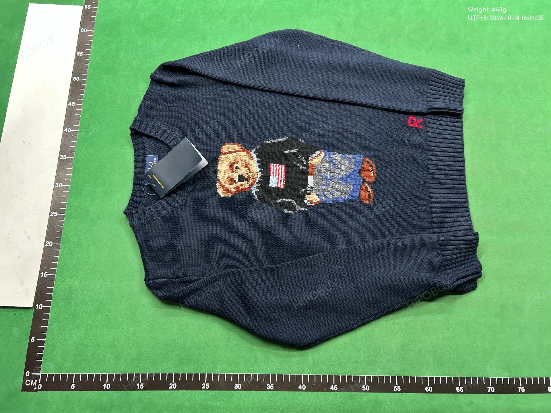 Foto QC 6 de Polo Ralph Lauren Polo Bear Crewneck Sweater Intarsia Knit