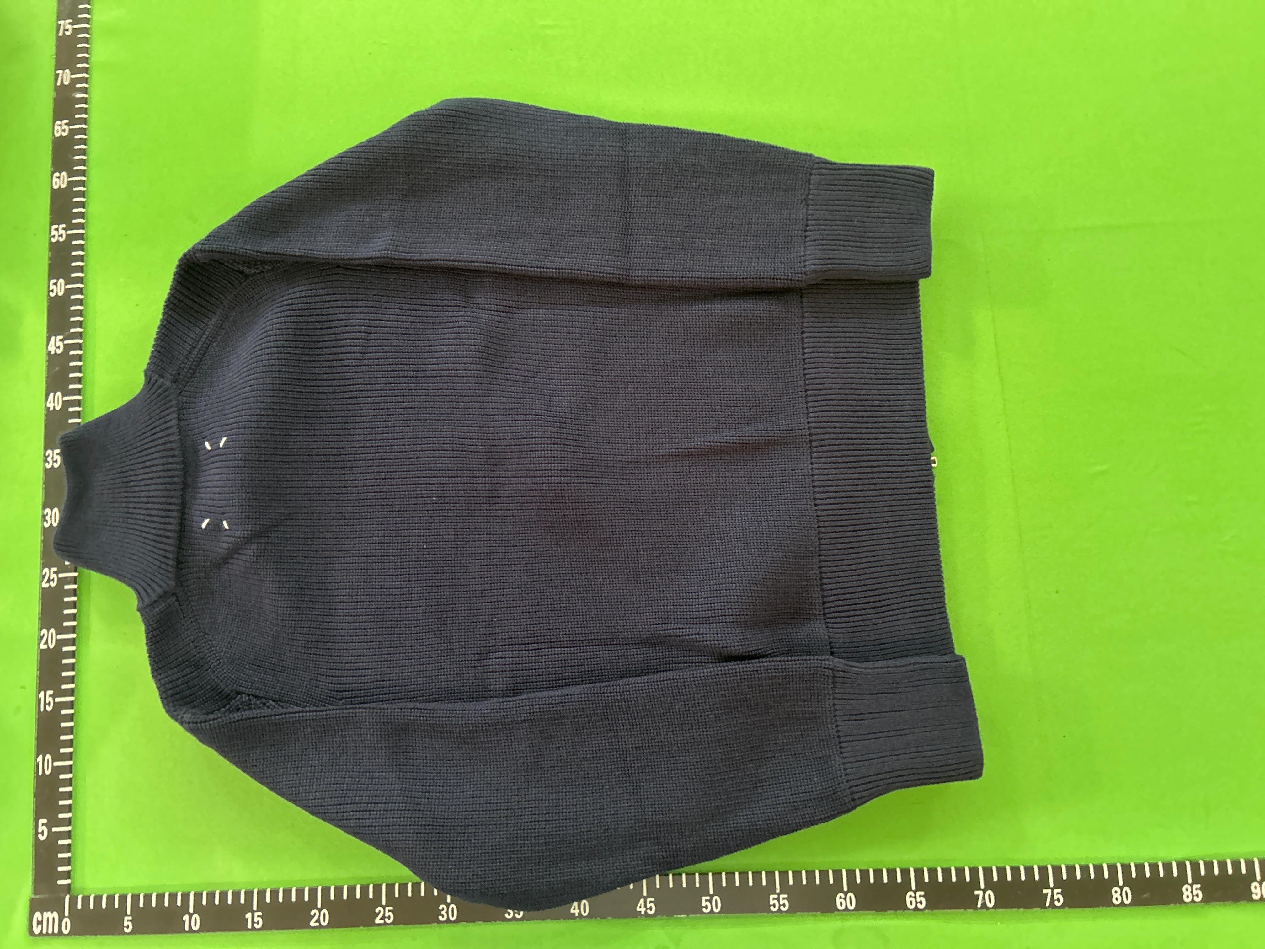 Foto QC 8 de Maison Margiela Zip Sweater Ribbed Black