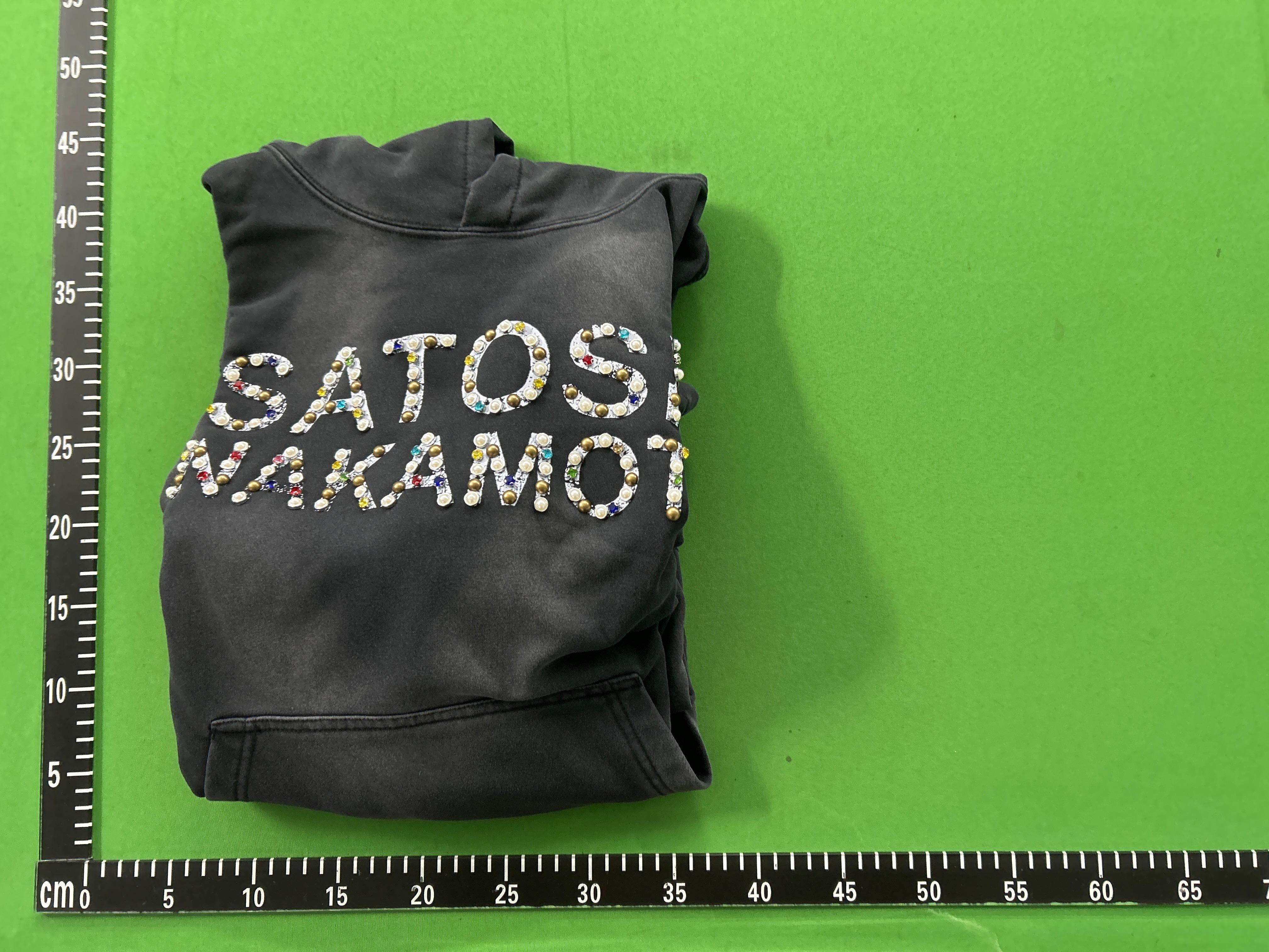 Foto QC 1 de Satoshi Nakamoto Star Studded Afterhood Hoodie Grey