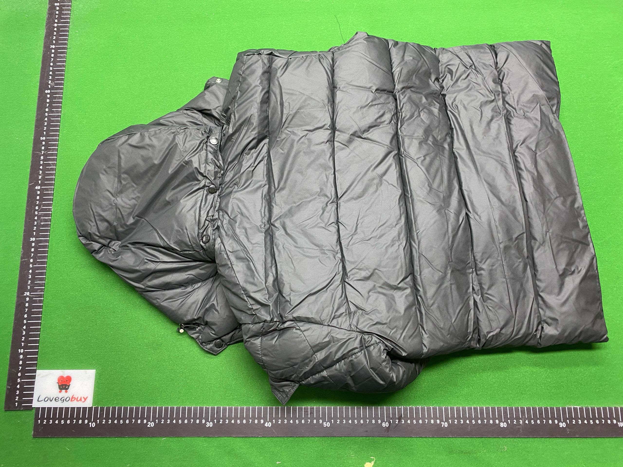 Foto QC 5 de Moncler Puffer Jacket Fur Trimmed Hood Black
