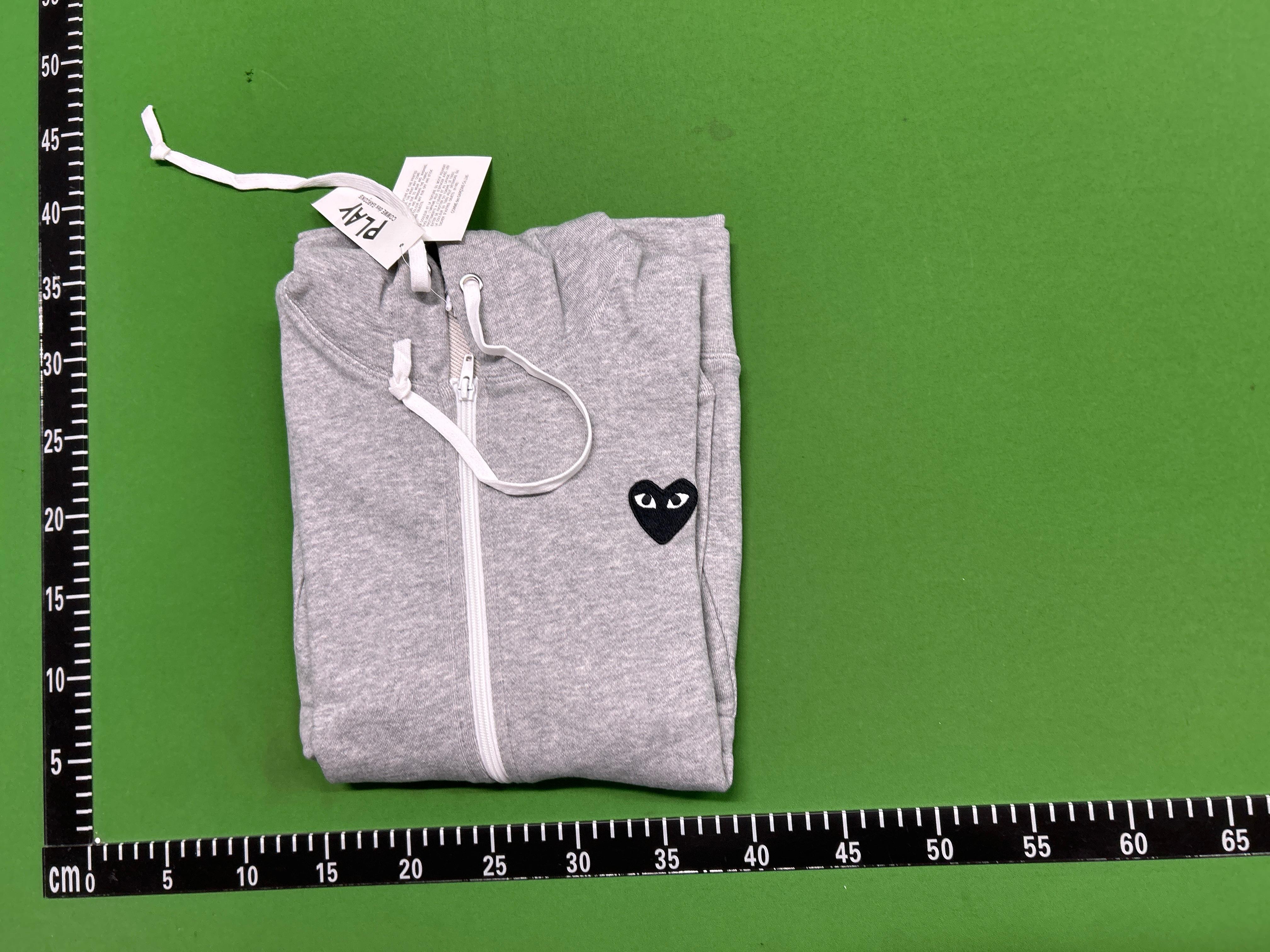 Foto QC 5 de Comme des Garçons Play Zip-Up Hoodie Jacket White