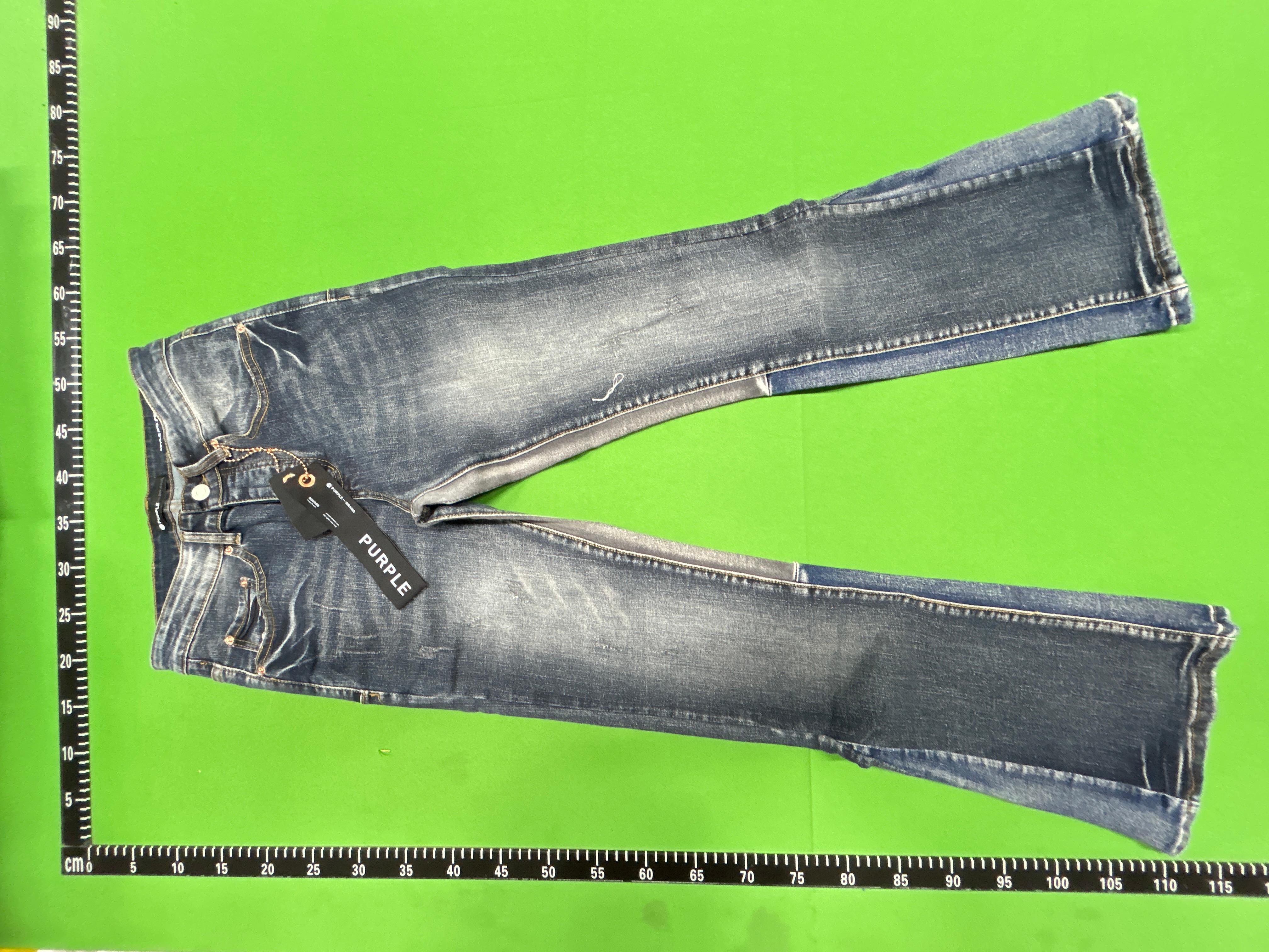 Foto QC 7 de Purple Brand Jeans Distressed Flared Blue