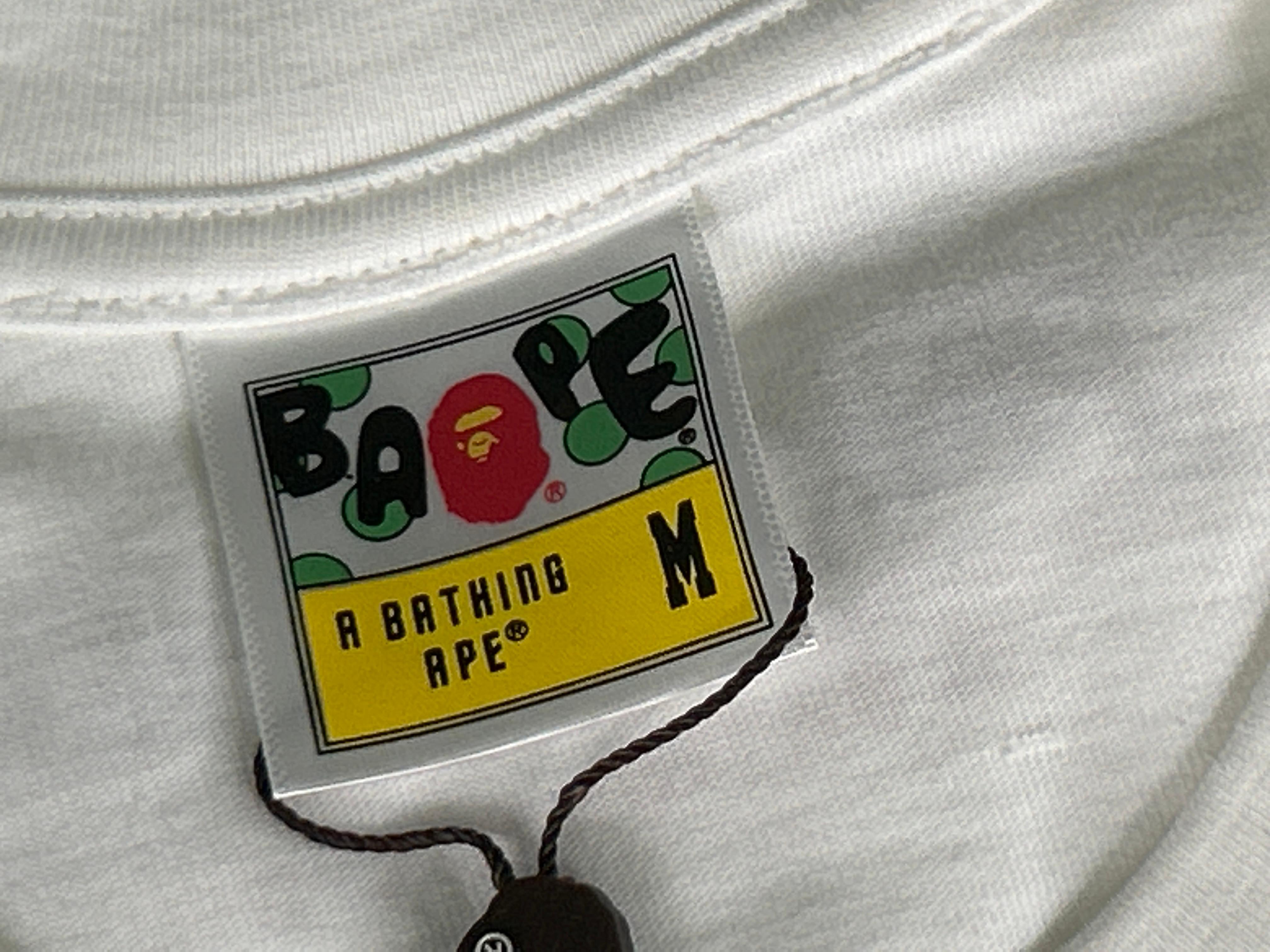 Foto QC 2 de Bape T-shirt Sakura Tree White
