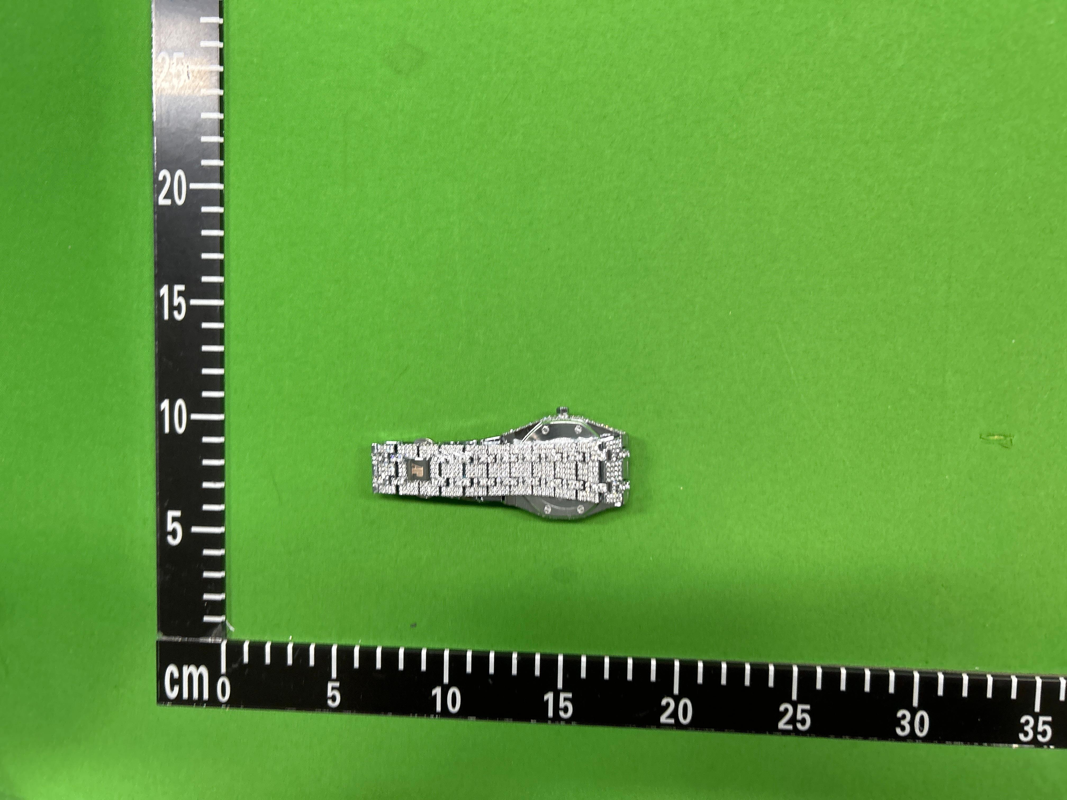 Foto QC 7 de Other Full Diamond Iced Out Day Date V076