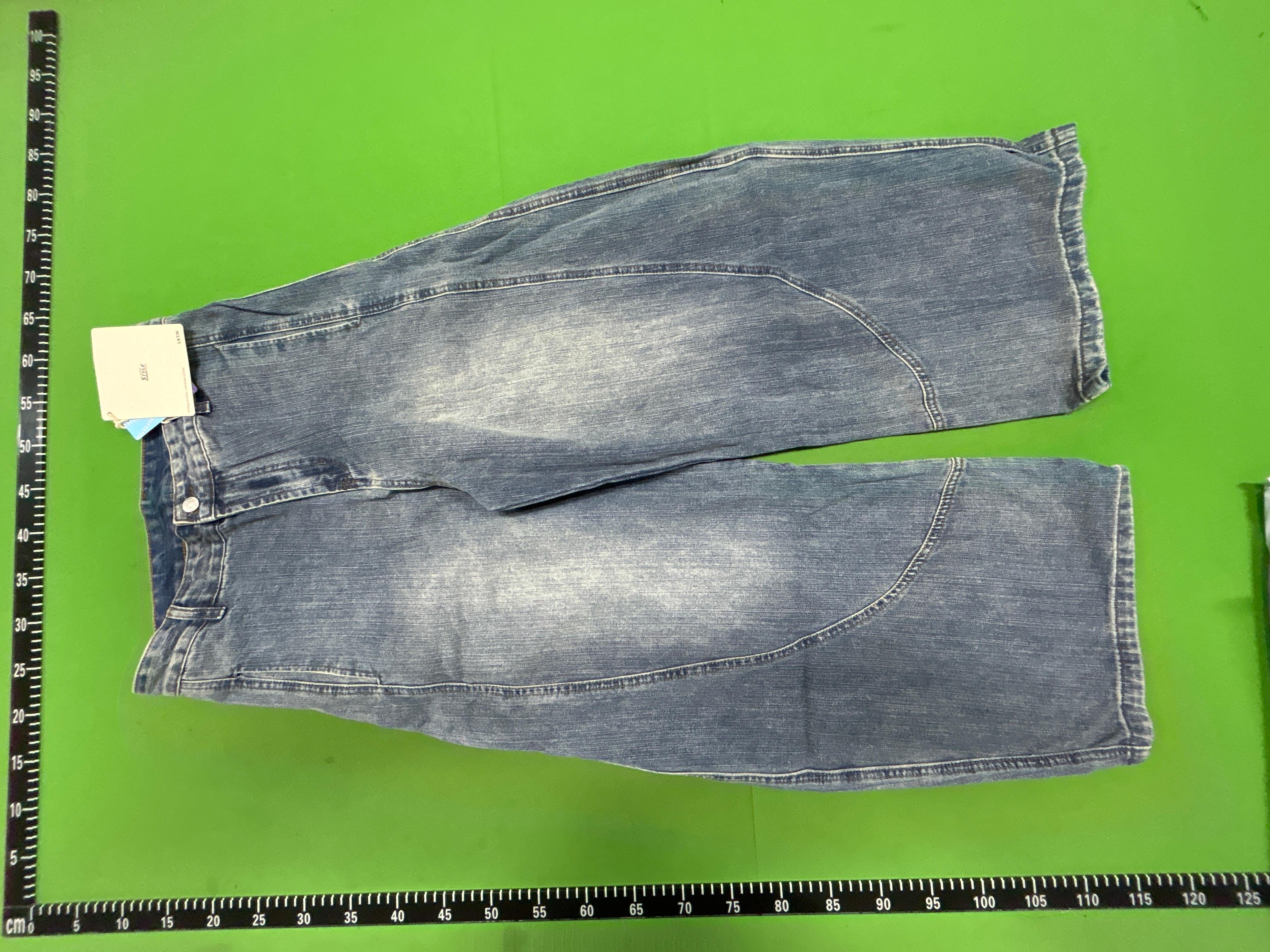 Foto QC 3 de Balenciaga adidas Jeans Baggy Side Stripe Blue Washed