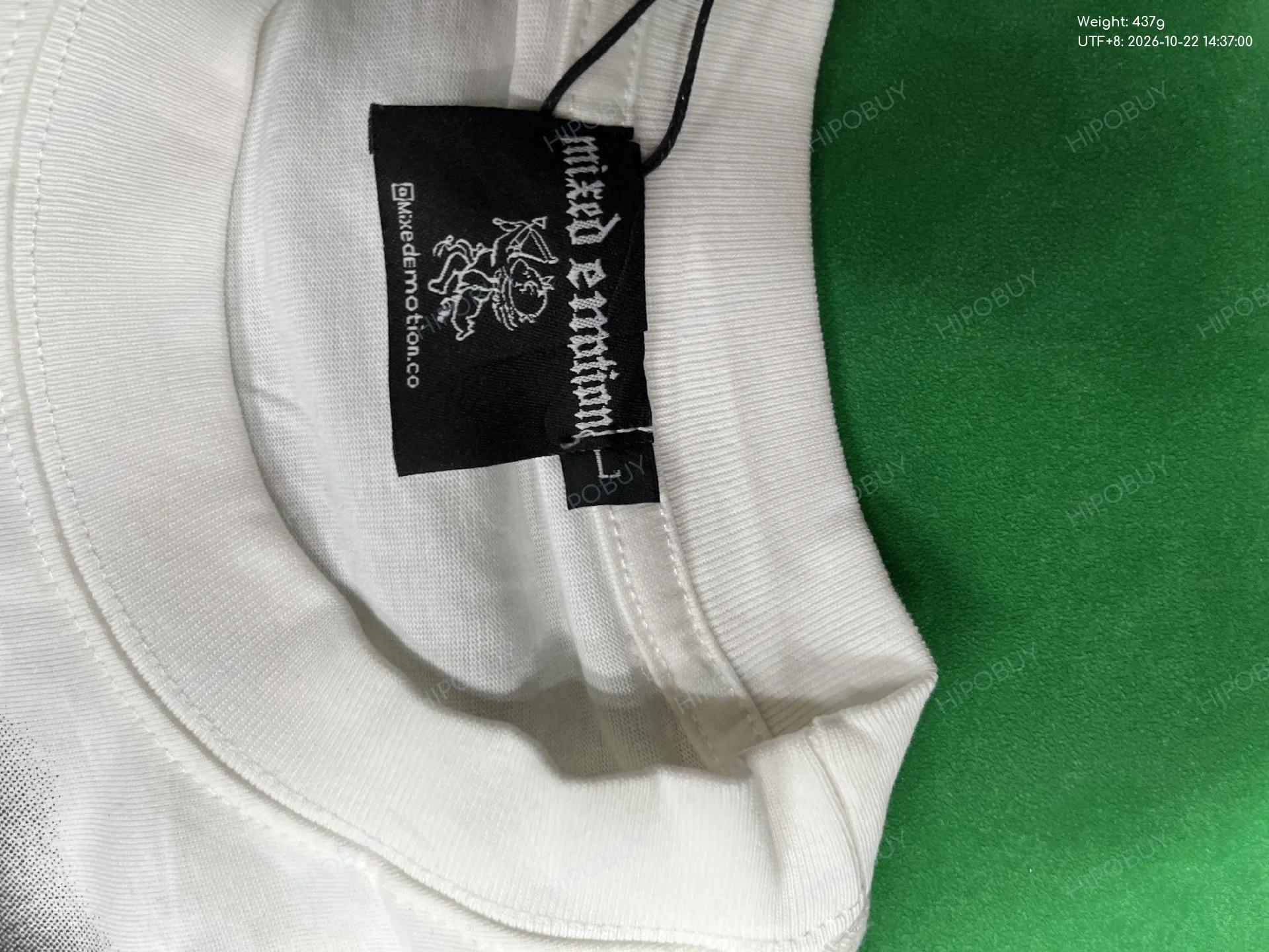 Foto QC 5 de Mixed Emotion Jacket Graphic Zip Up Hoodie Grey