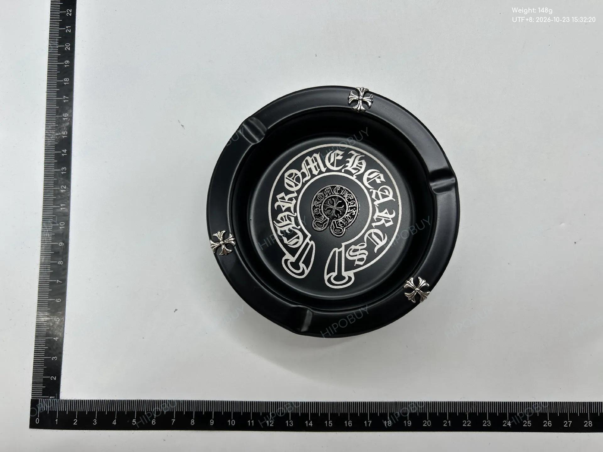 Foto QC 7 de Chrome Hearts Horseshoe Plus Cross Ashtray Black