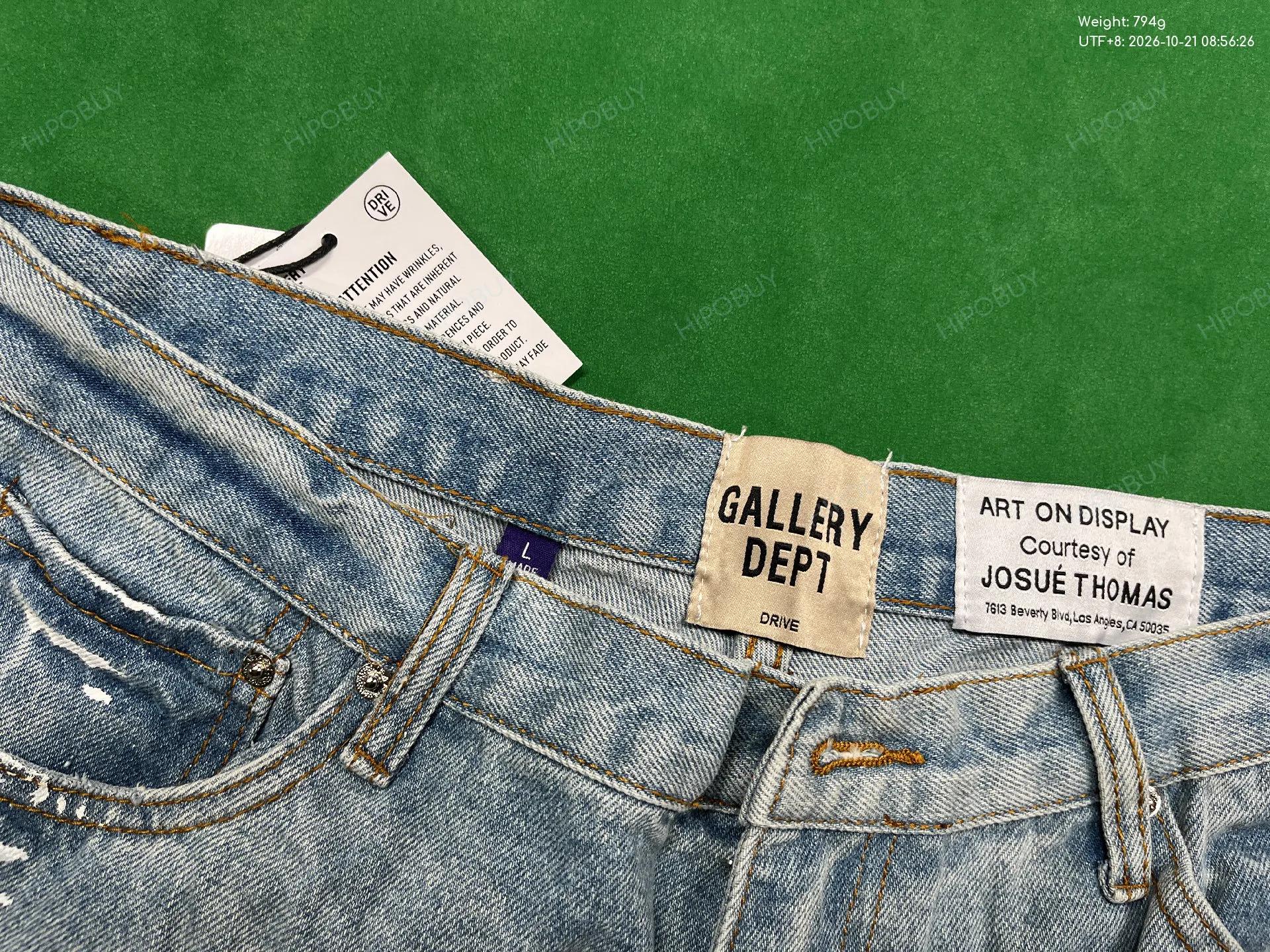 Foto QC 5 de Gallery Dept. Jeans Panelled Flare Grey