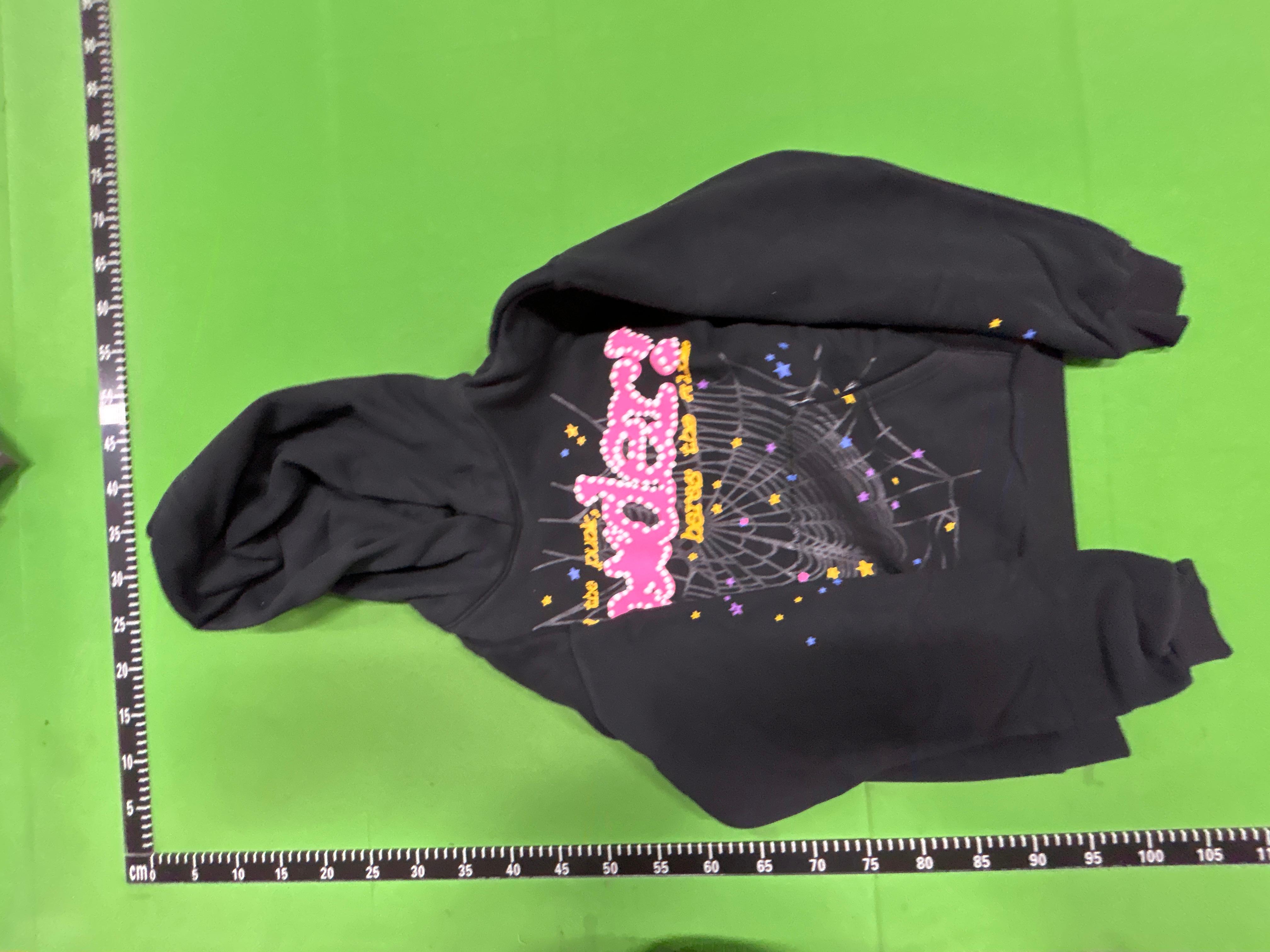 Foto QC 4 de sp5der Hoodie Star Graphic Black
