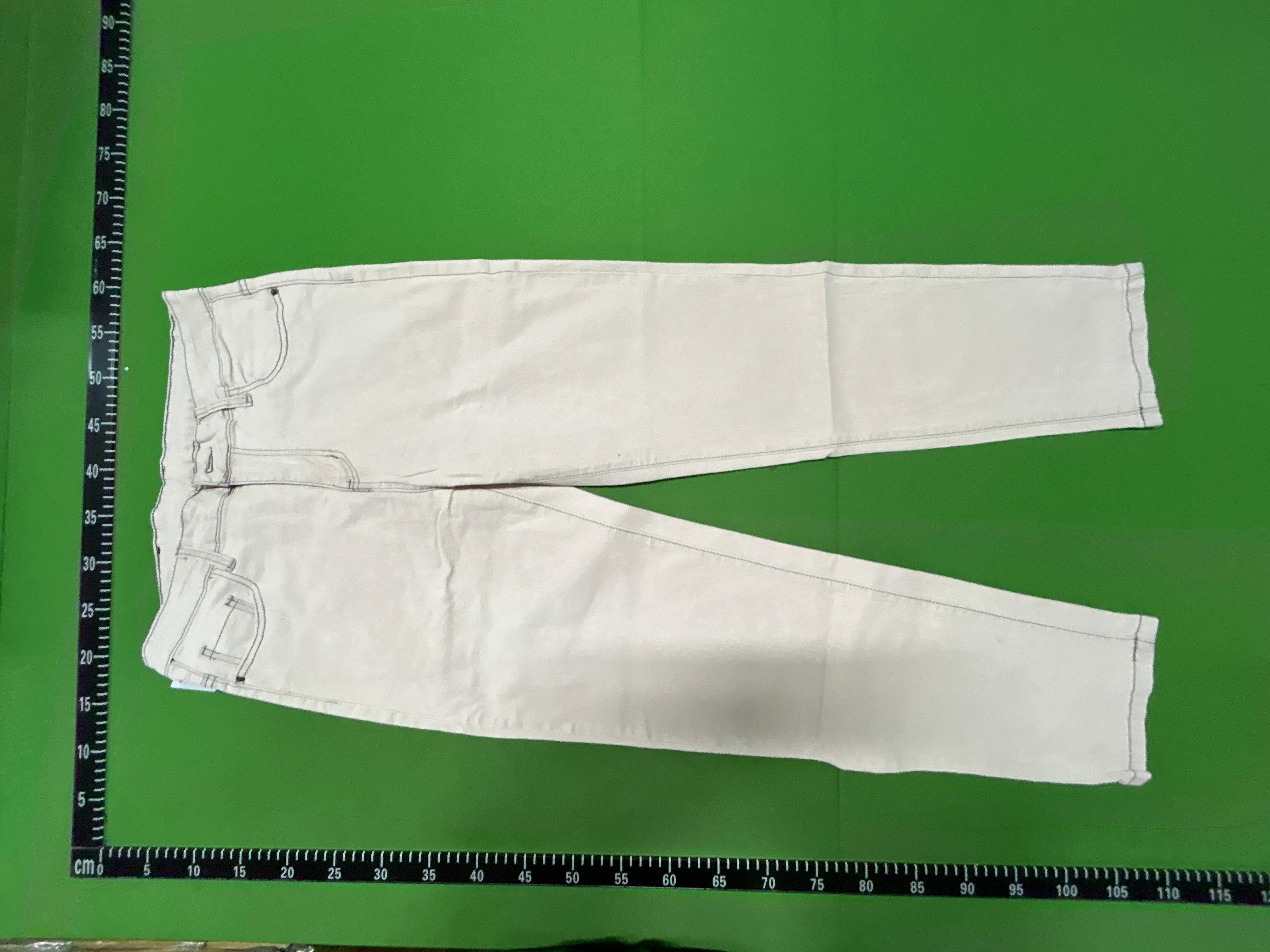 Foto QC 3 de Saint Laurent Jeans Straight Logo Light Blue