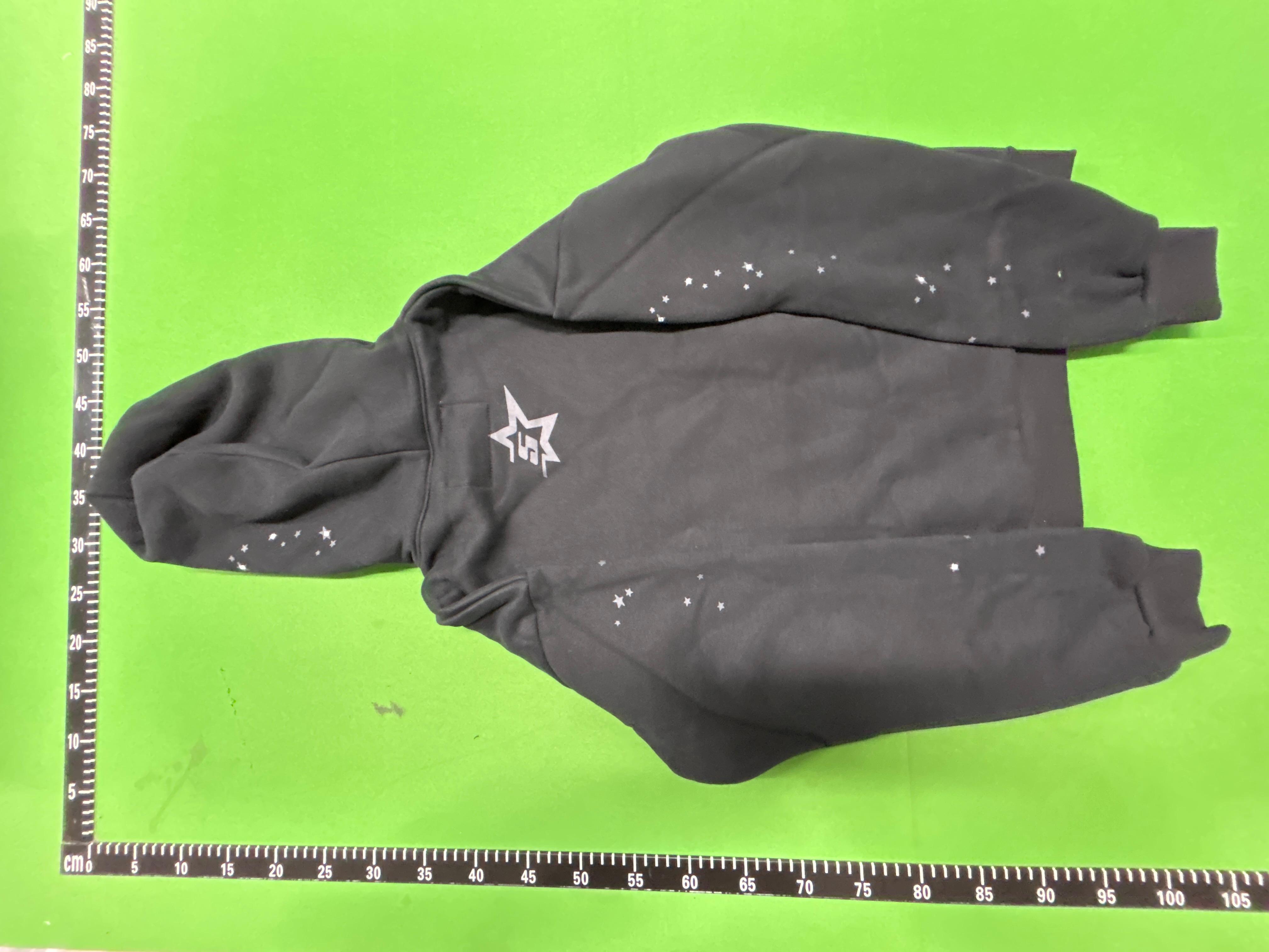 Foto QC 8 de sp5der Hoodie Star Graphic Black