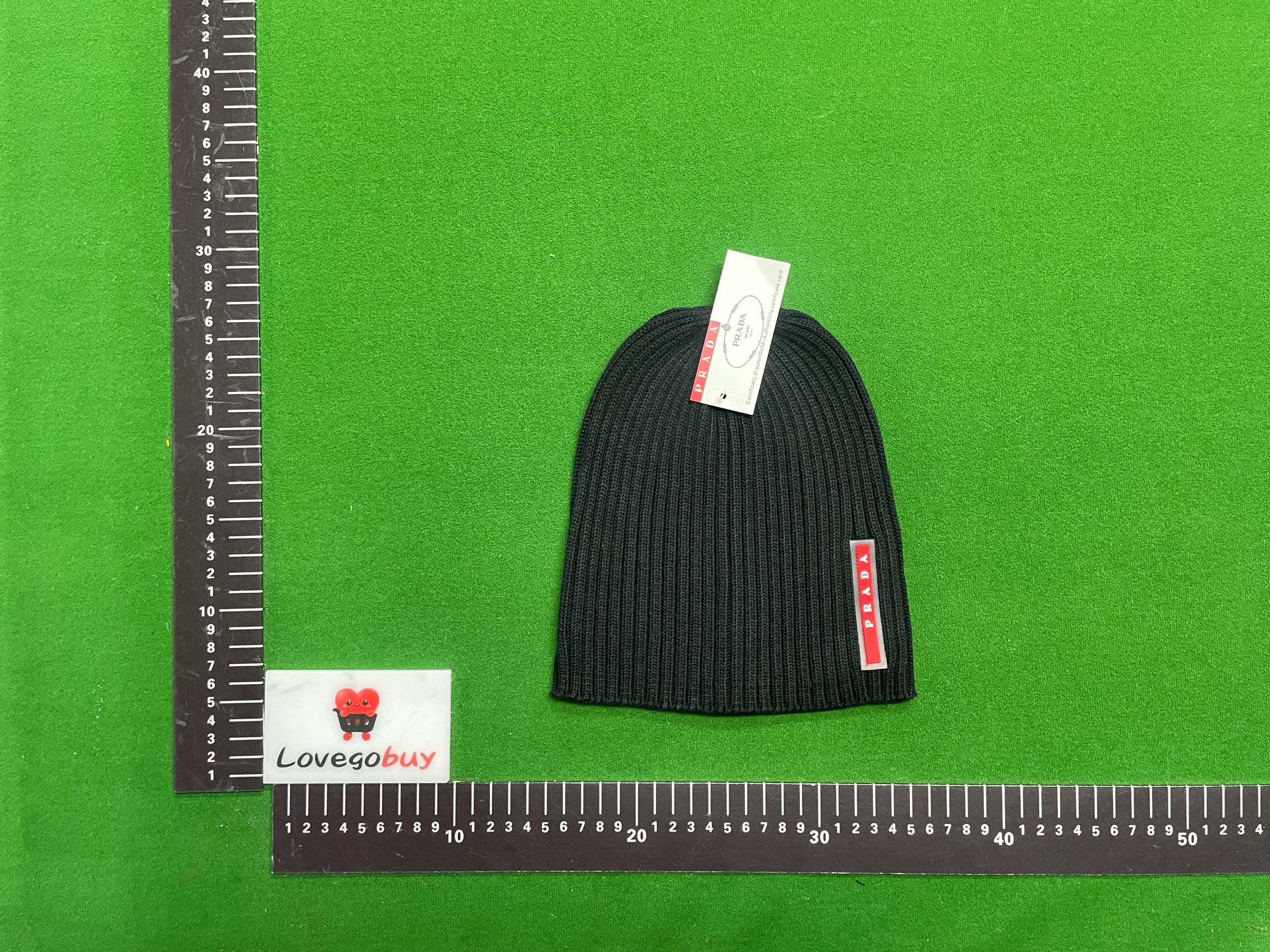Foto QC 3 de Prada Linea Rossa Beanie Brown