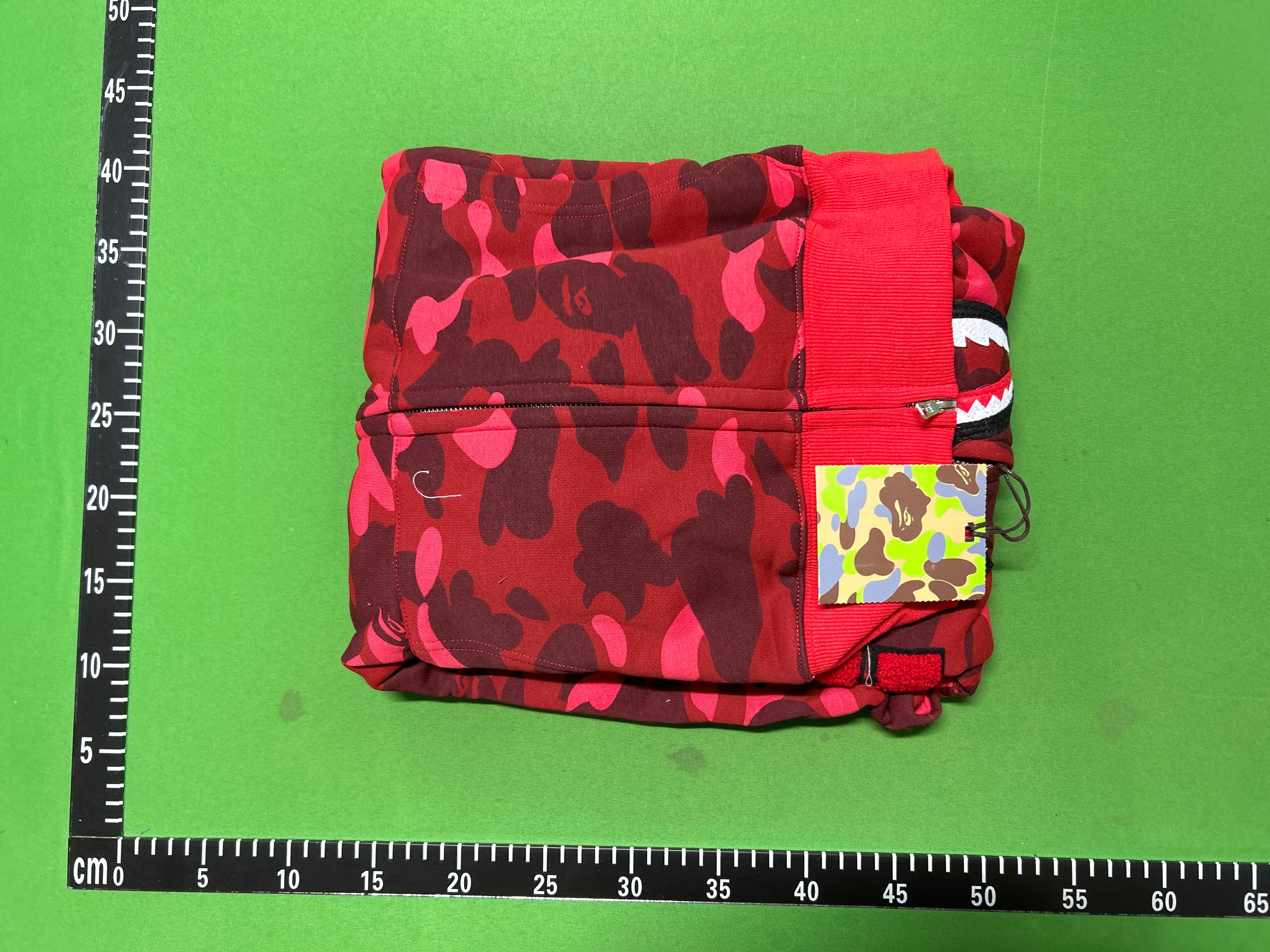Foto QC 7 de BAPE Shark Full Zip Hoodie Jacket ABC Camo Pink