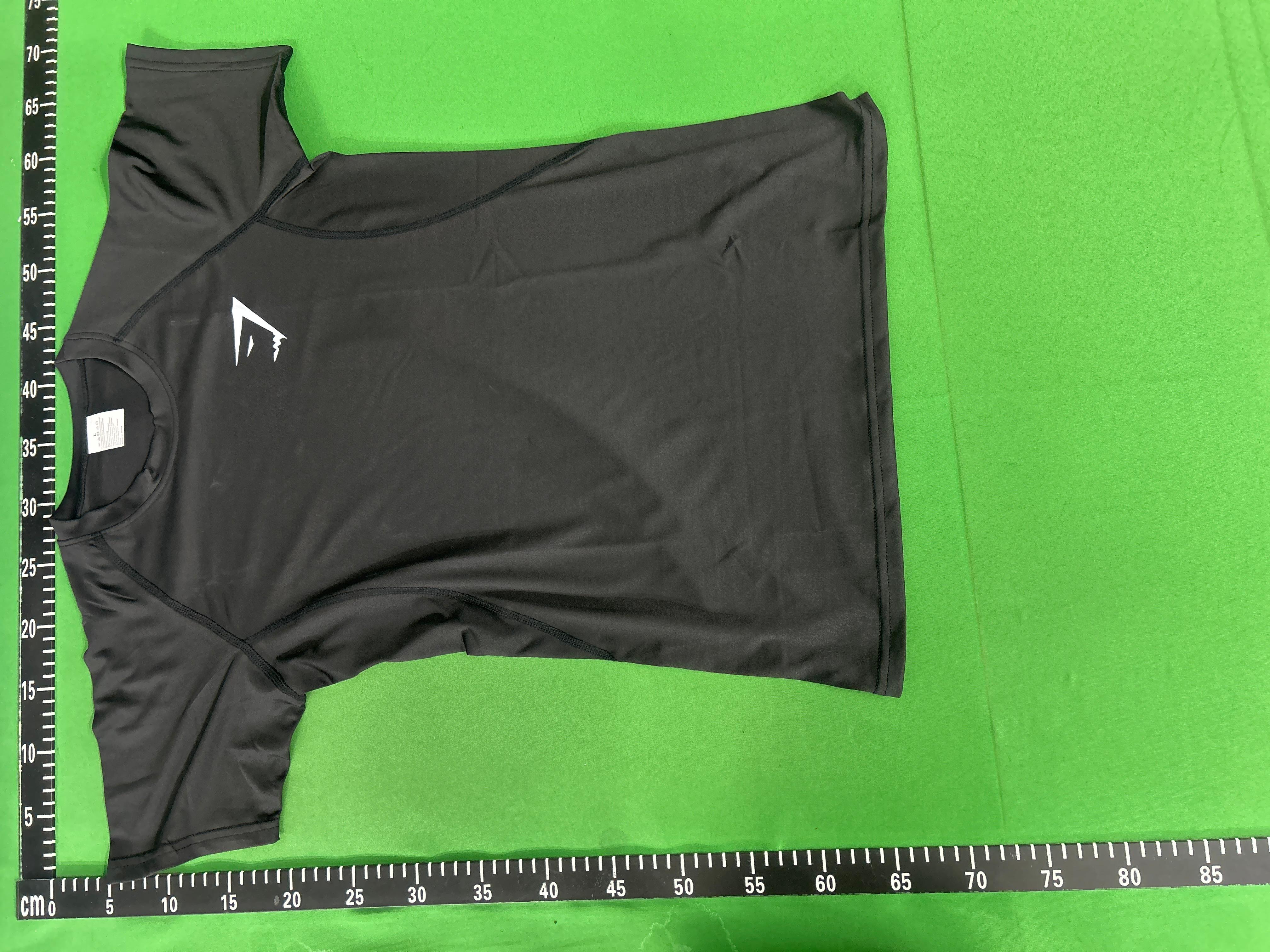 Foto QC 7 de Gymshark T-shirt Seamless Compression Logo Black Grey