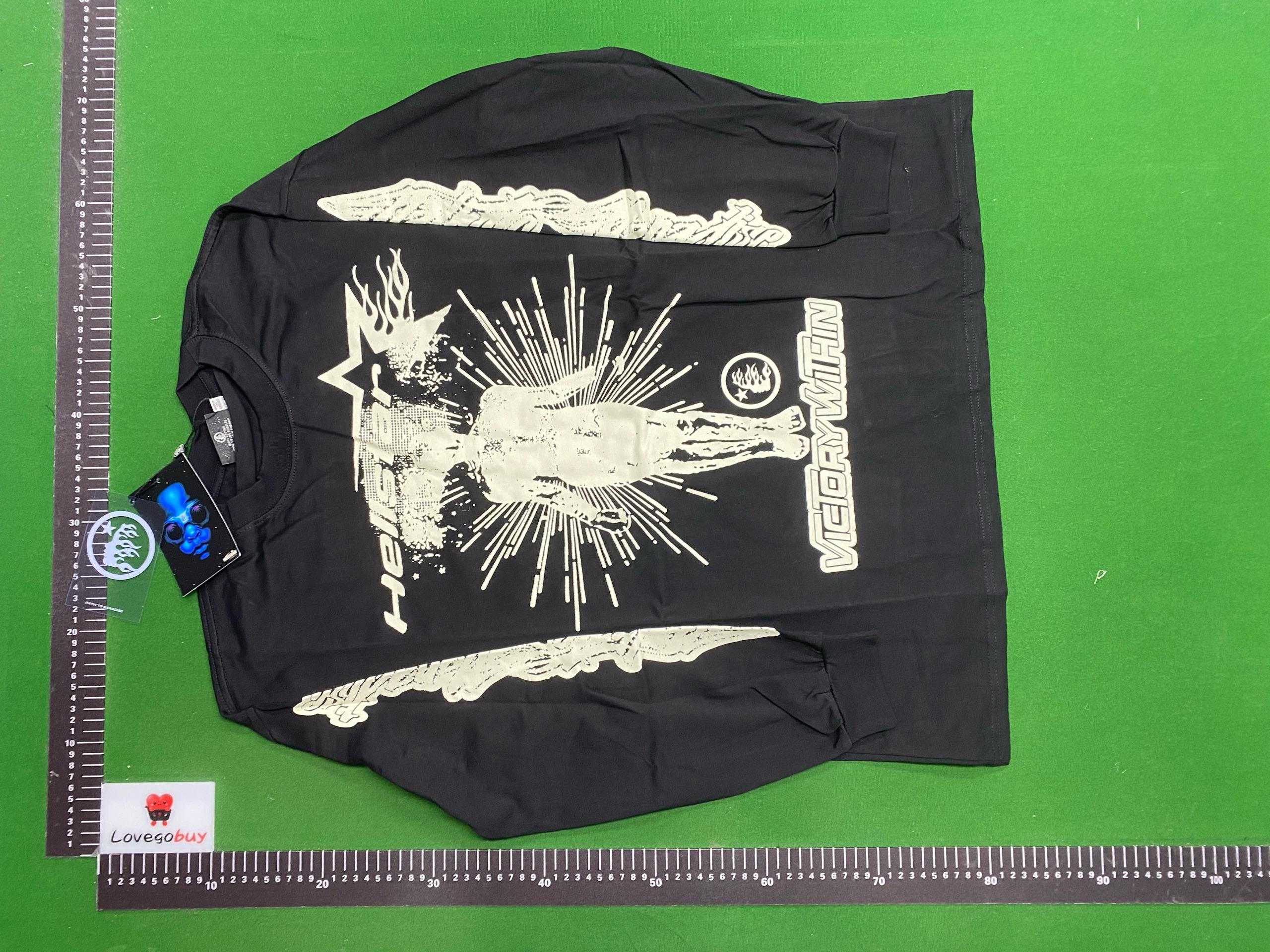 Foto QC 5 de Hellstar Capsule 10 Sweat Shorts Flame Grey Pink