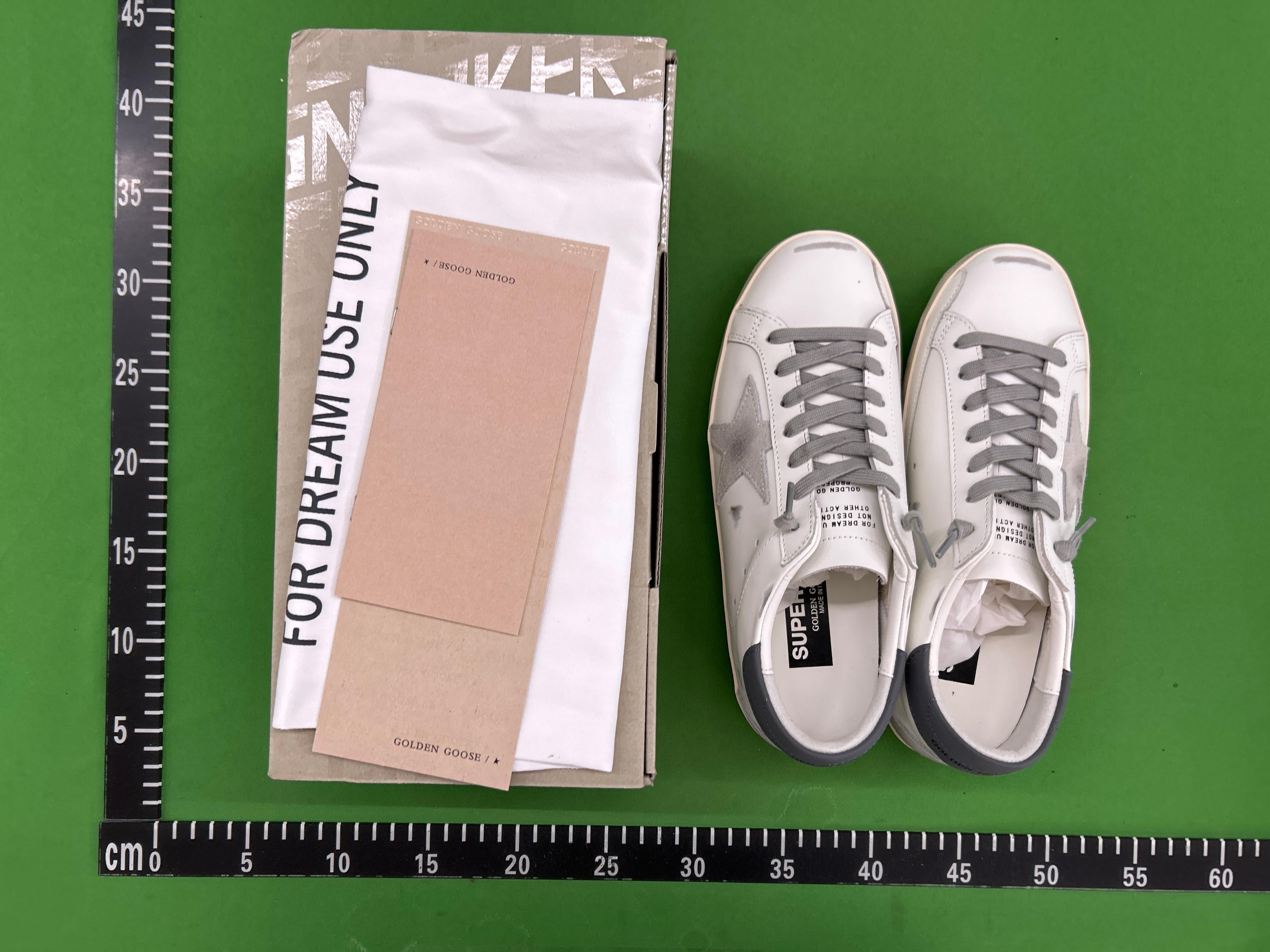 Foto QC 3 de Golden Goose Ball Star Leather Sneakers Star Logo White