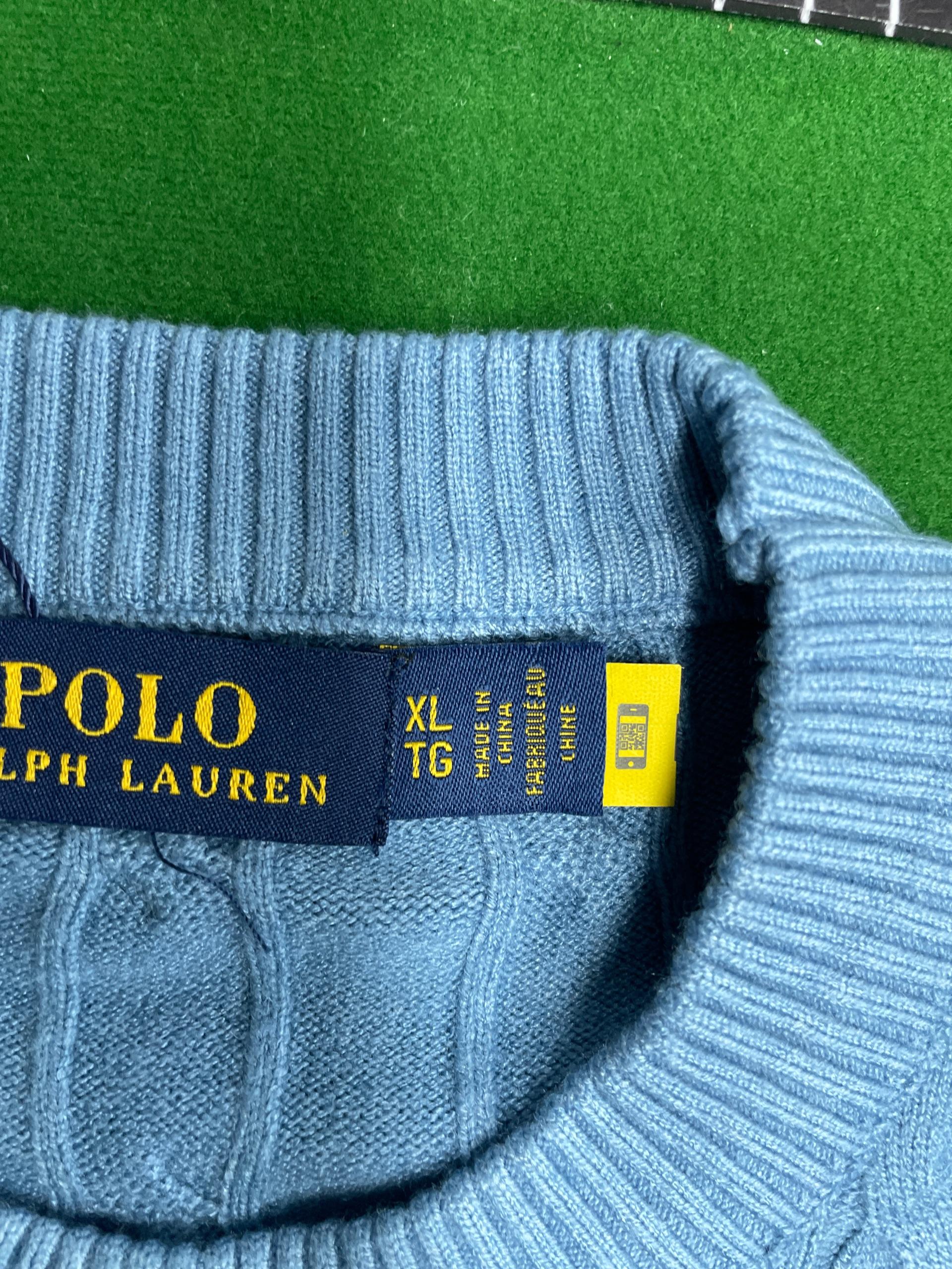 Foto QC 2 de Polo Ralph Lauren Cable Knit Crewneck Sweater Pink