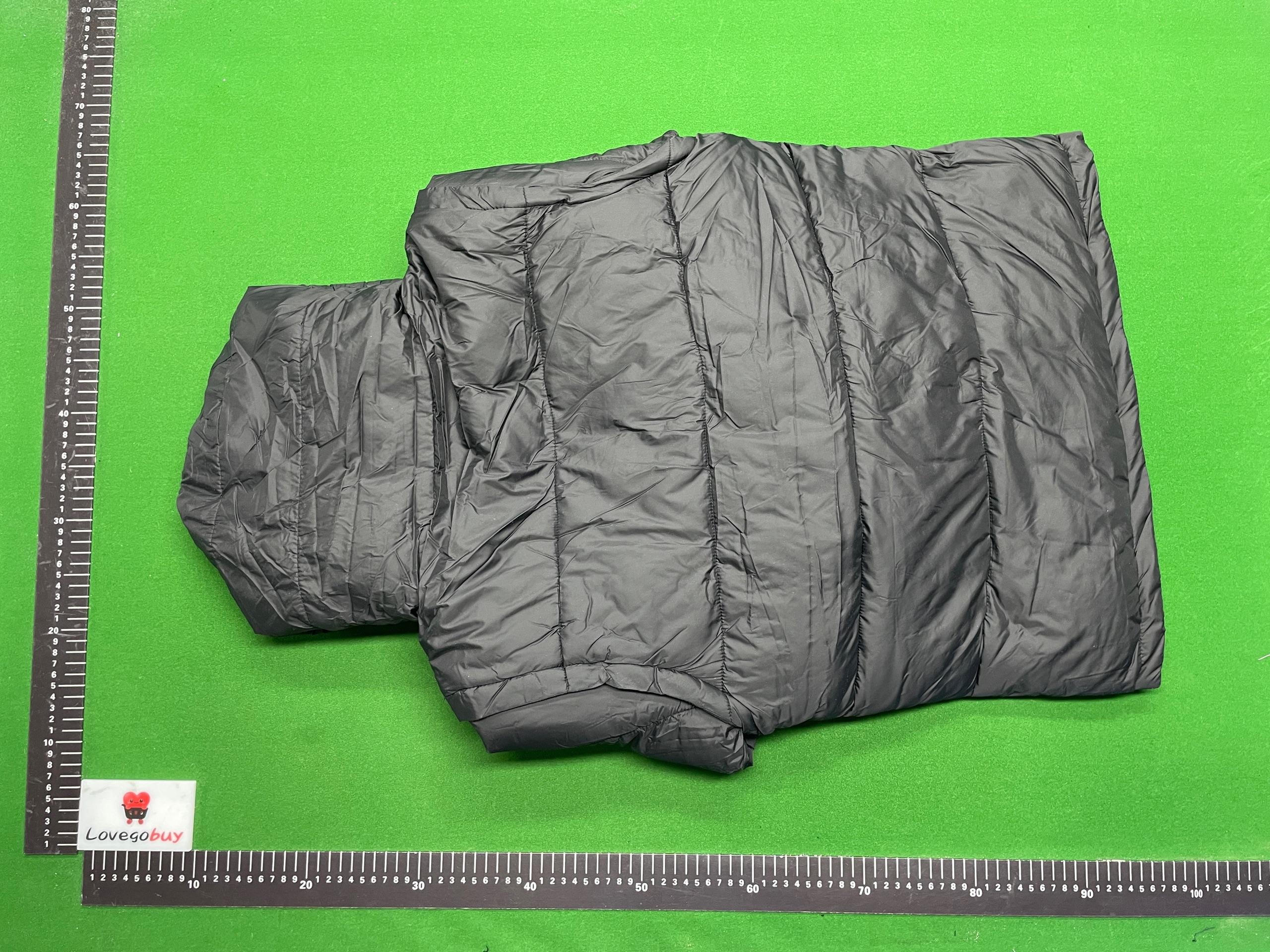 Foto QC 2 de Burberry Puffer Jacket Detachable Sleeve Hooded Black