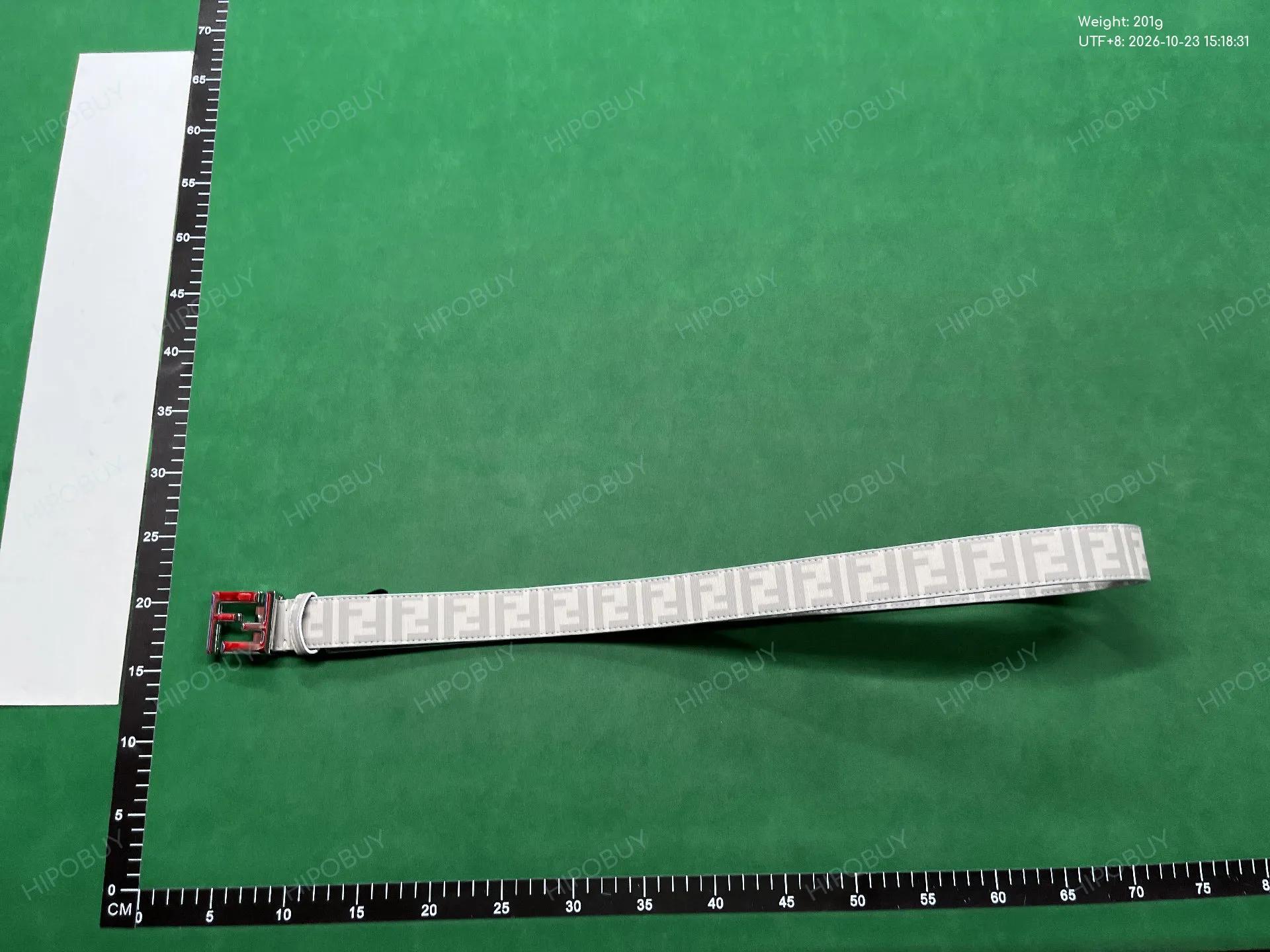 Foto QC 5 de Fendi FF Belt White