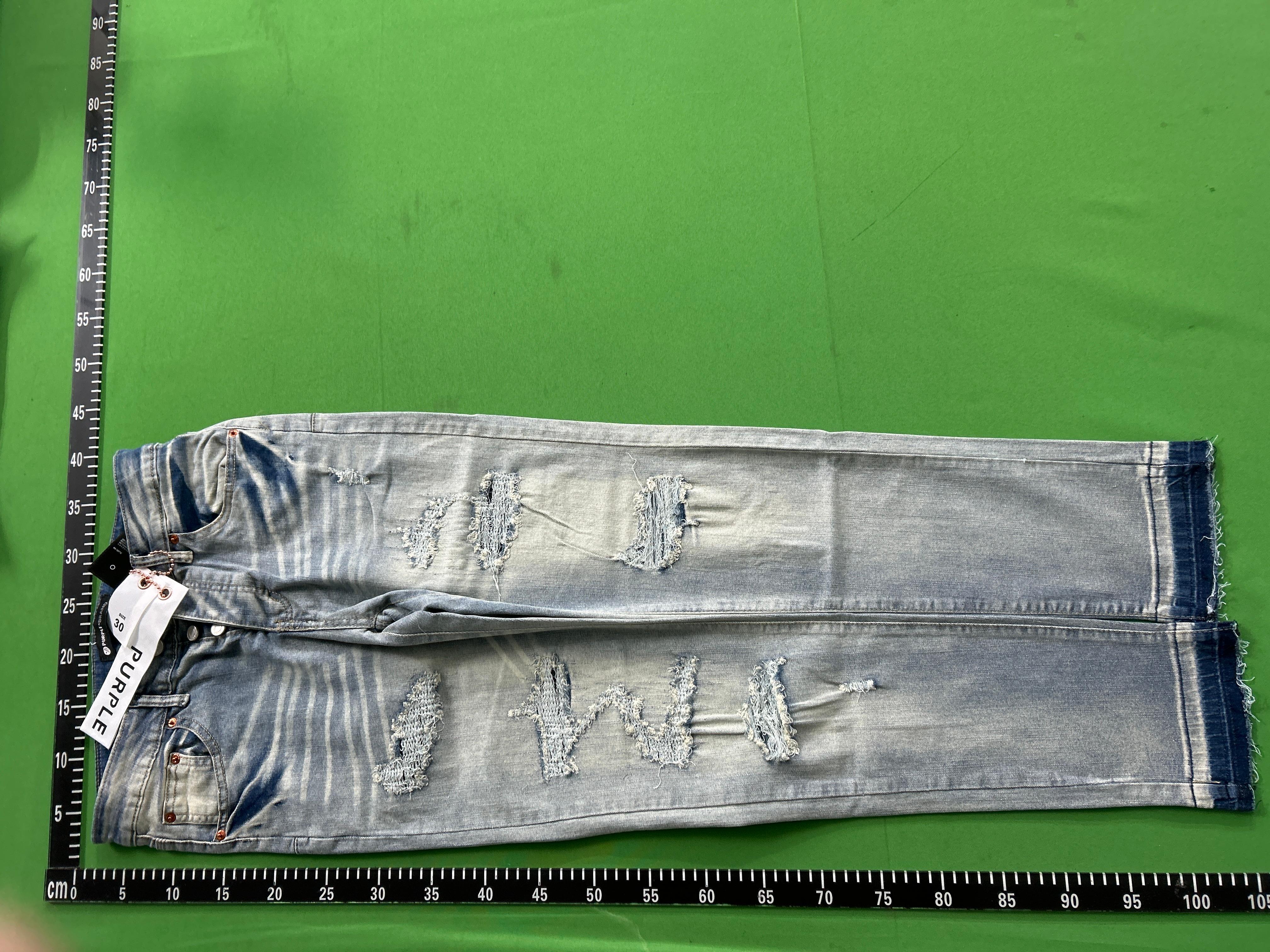 Foto QC 3 de Purple Brand Jeans Slim Distressed Light Blue