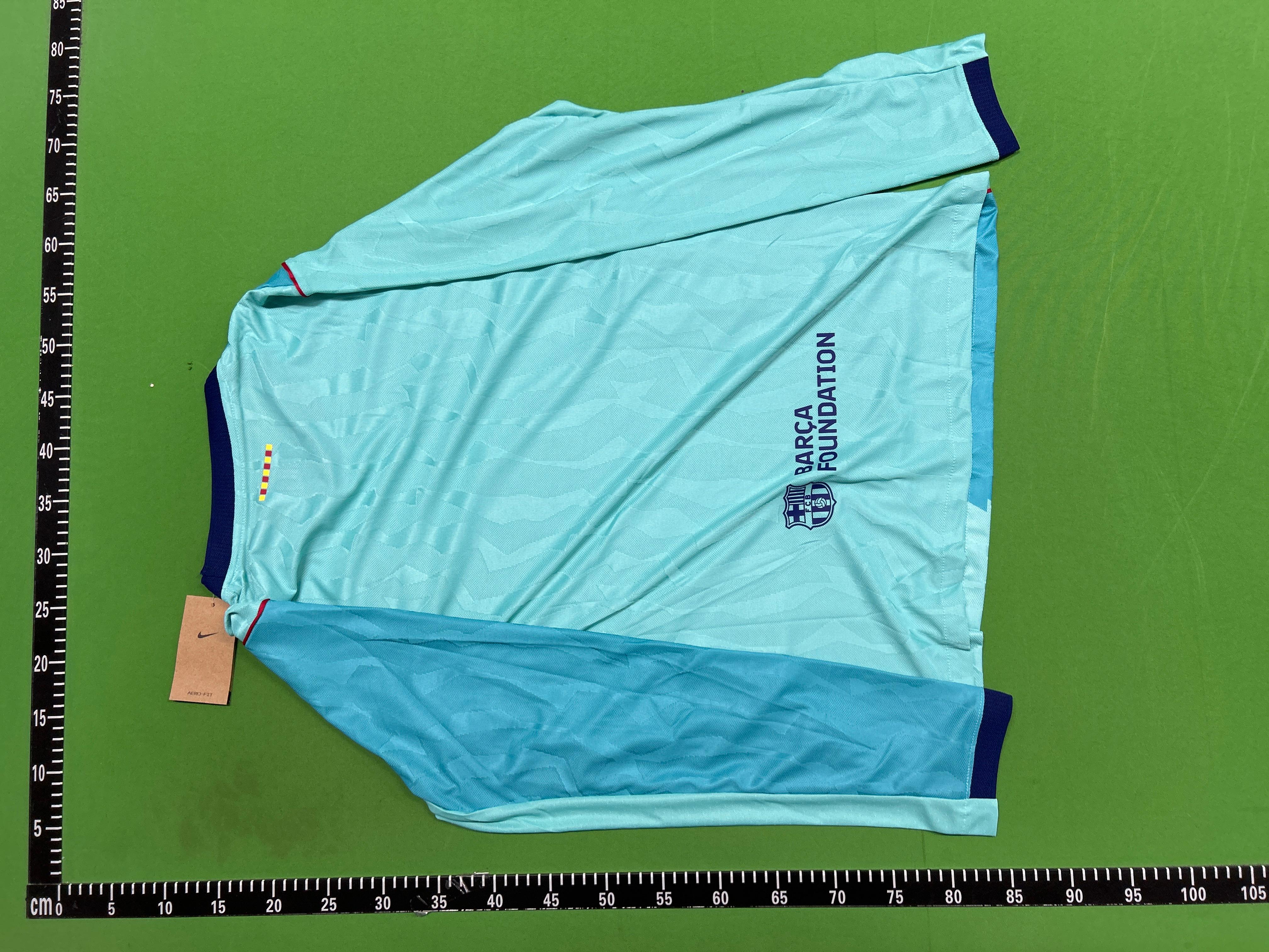 Foto QC 4 de Nike x FC Barcelona 2026/27 Third Player Version Long-Sleeve Jersey Green Frost