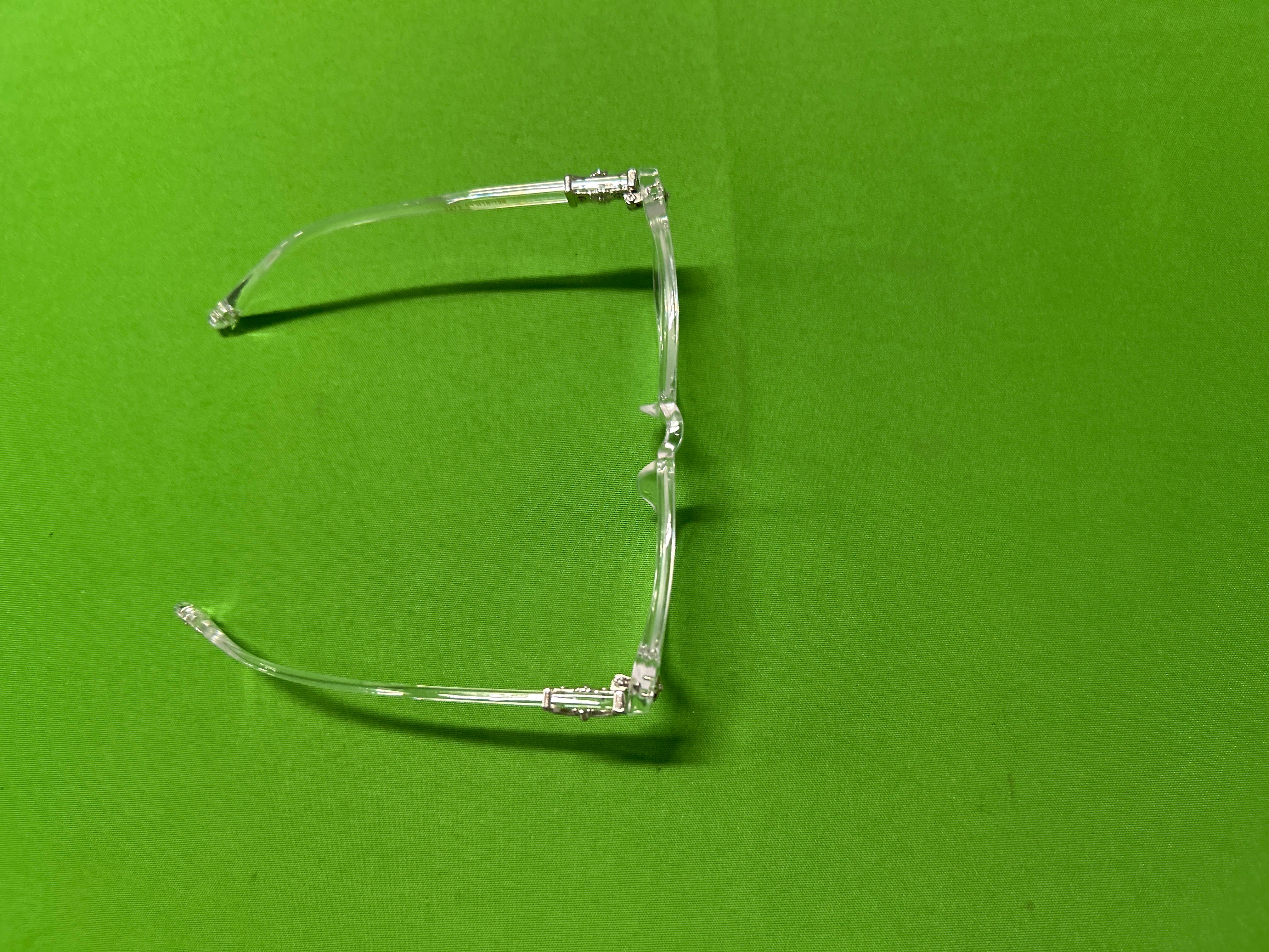 Foto QC 6 de Chrome Hearts Square-Frame Acetate Eyeglasses Black Gold (2273)