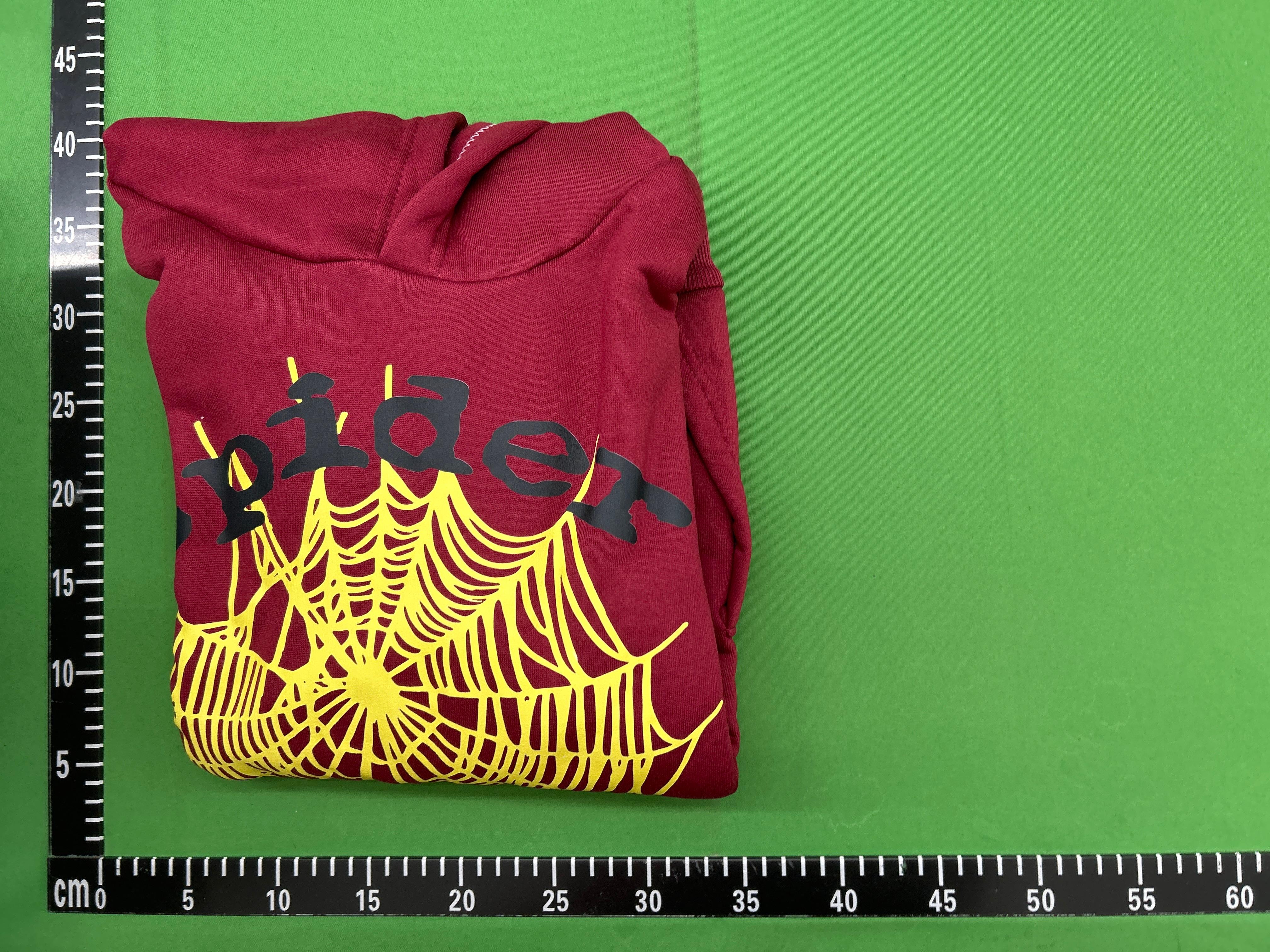 Foto QC 1 de Sp5der Sweater Star Puff Print Dark Grey Green