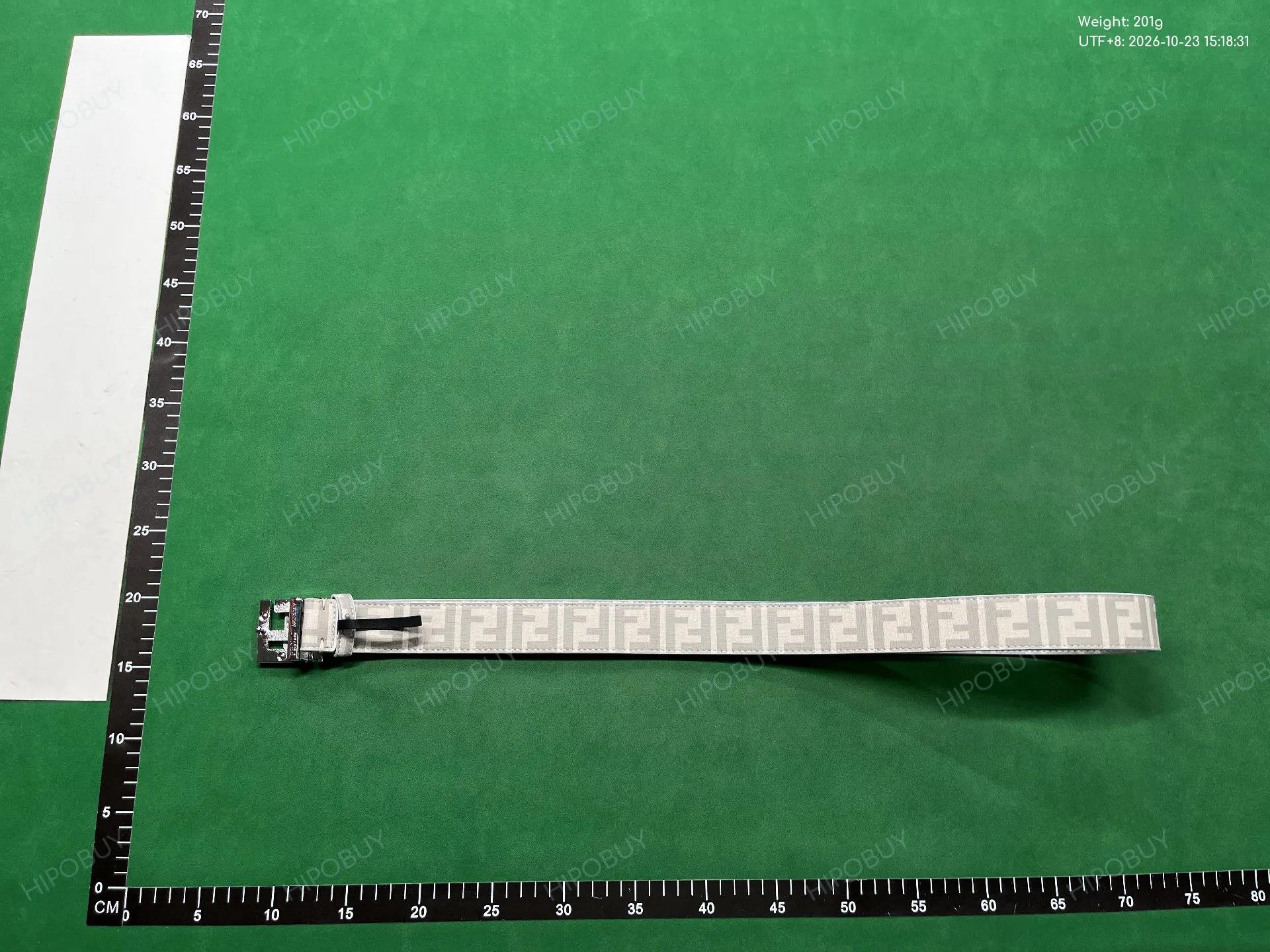 Foto QC 6 de Fendi FF Belt White