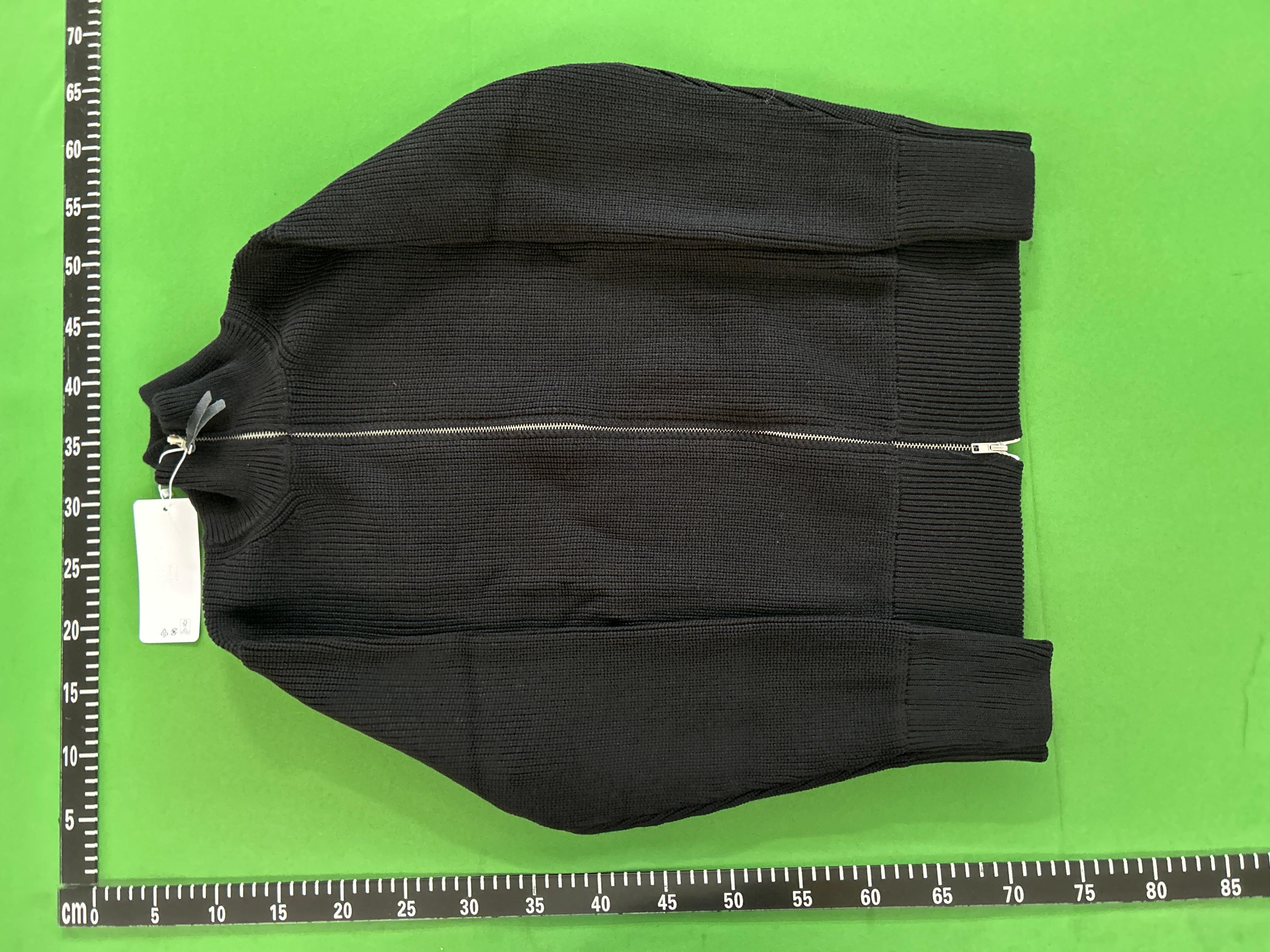 Foto QC 3 de Maison Margiela Zip Sweater Ribbed Black