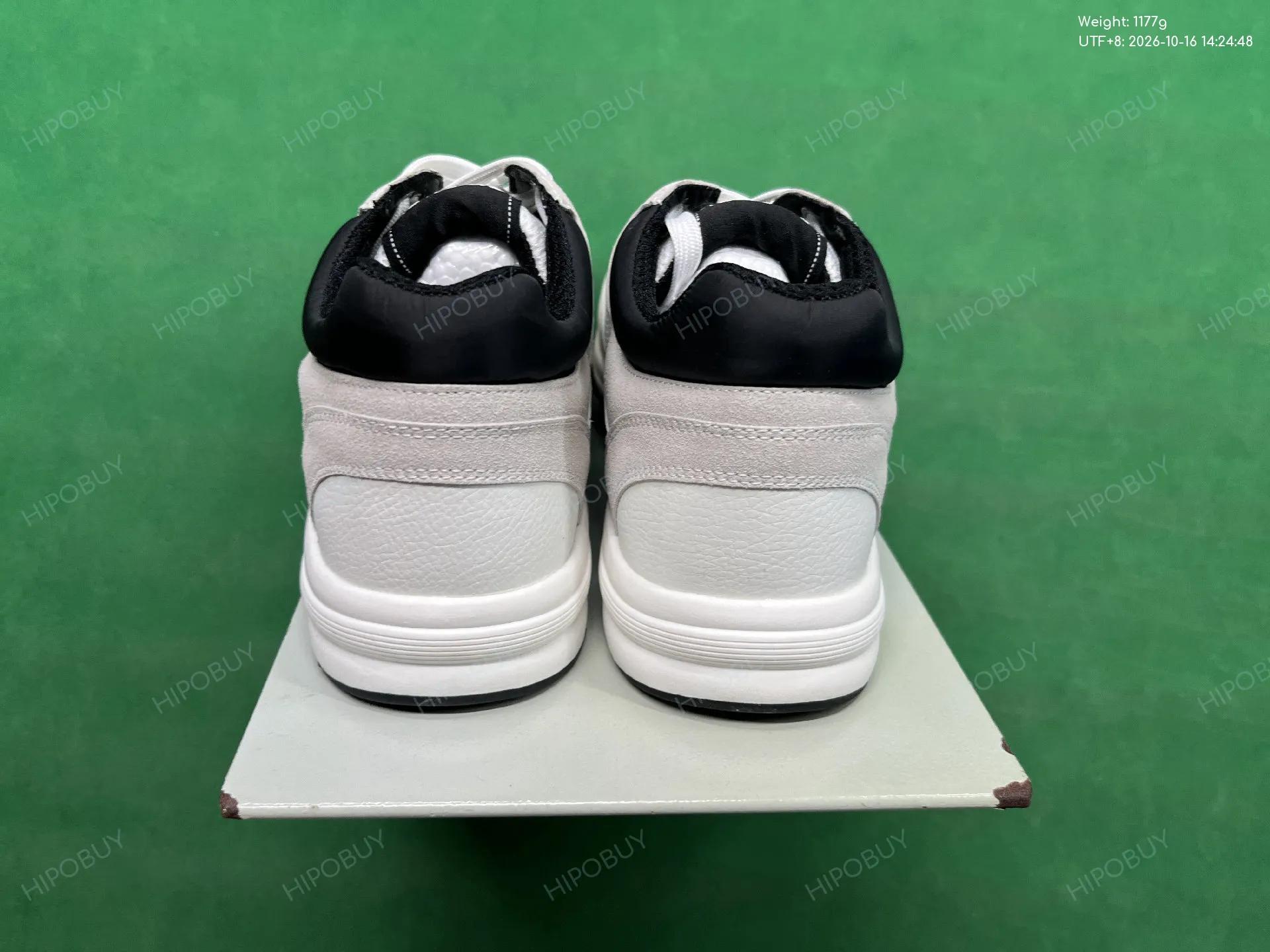 Foto QC 3 de Chanel Sneakers Tweed Suede Calfskin Low Mint Green White Beige