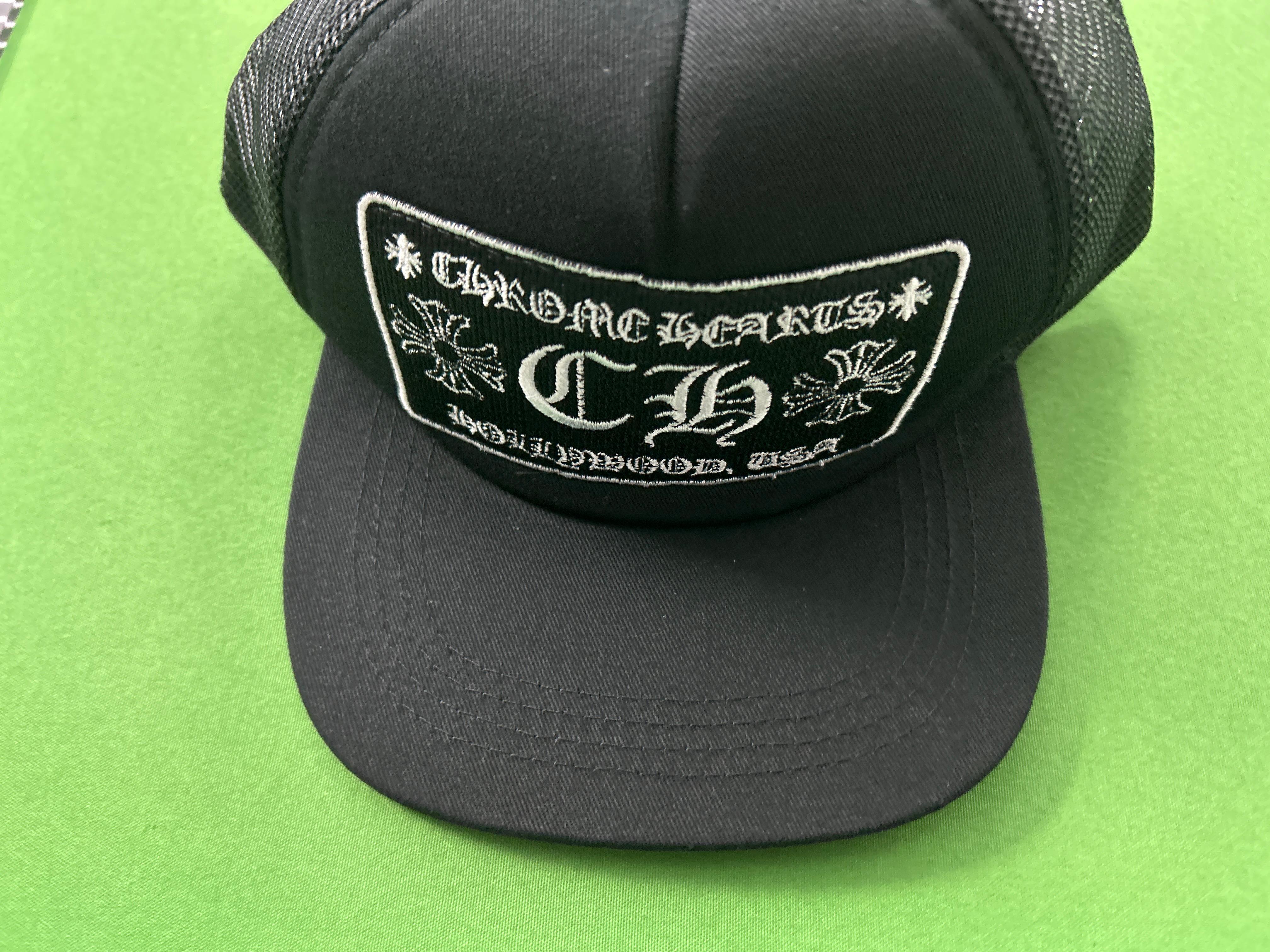 Foto QC 1 de Chrome Hearts CH Hollywood Trucker Cap Black