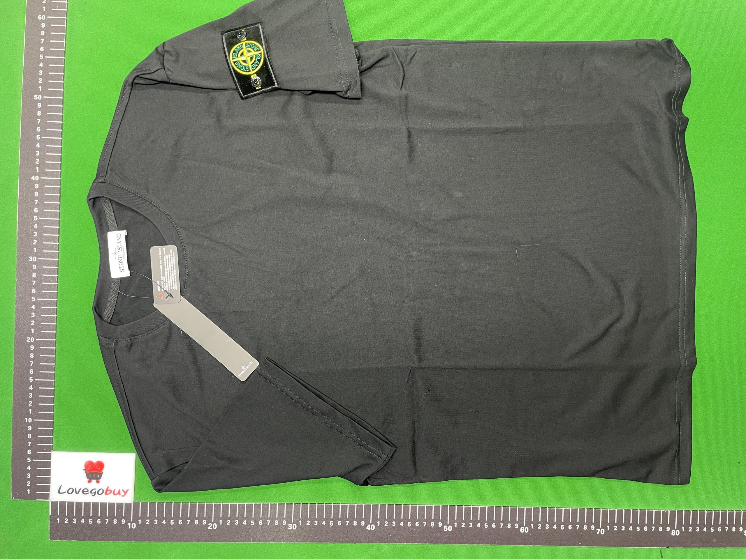 Foto QC 2 de Stone Island Compass Badge Shorts Black