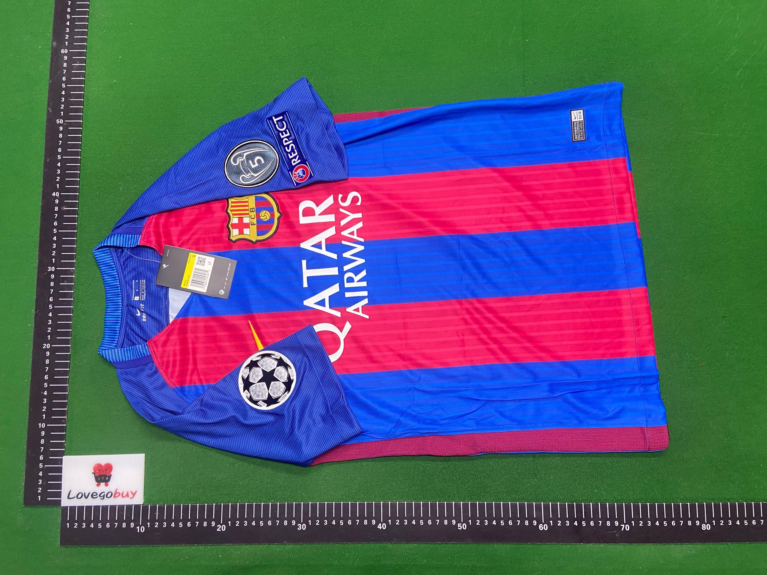 Foto QC 1 de Nike x FC Barcelona 2016/17 Away Lionel Messi #10 Jersey Purple