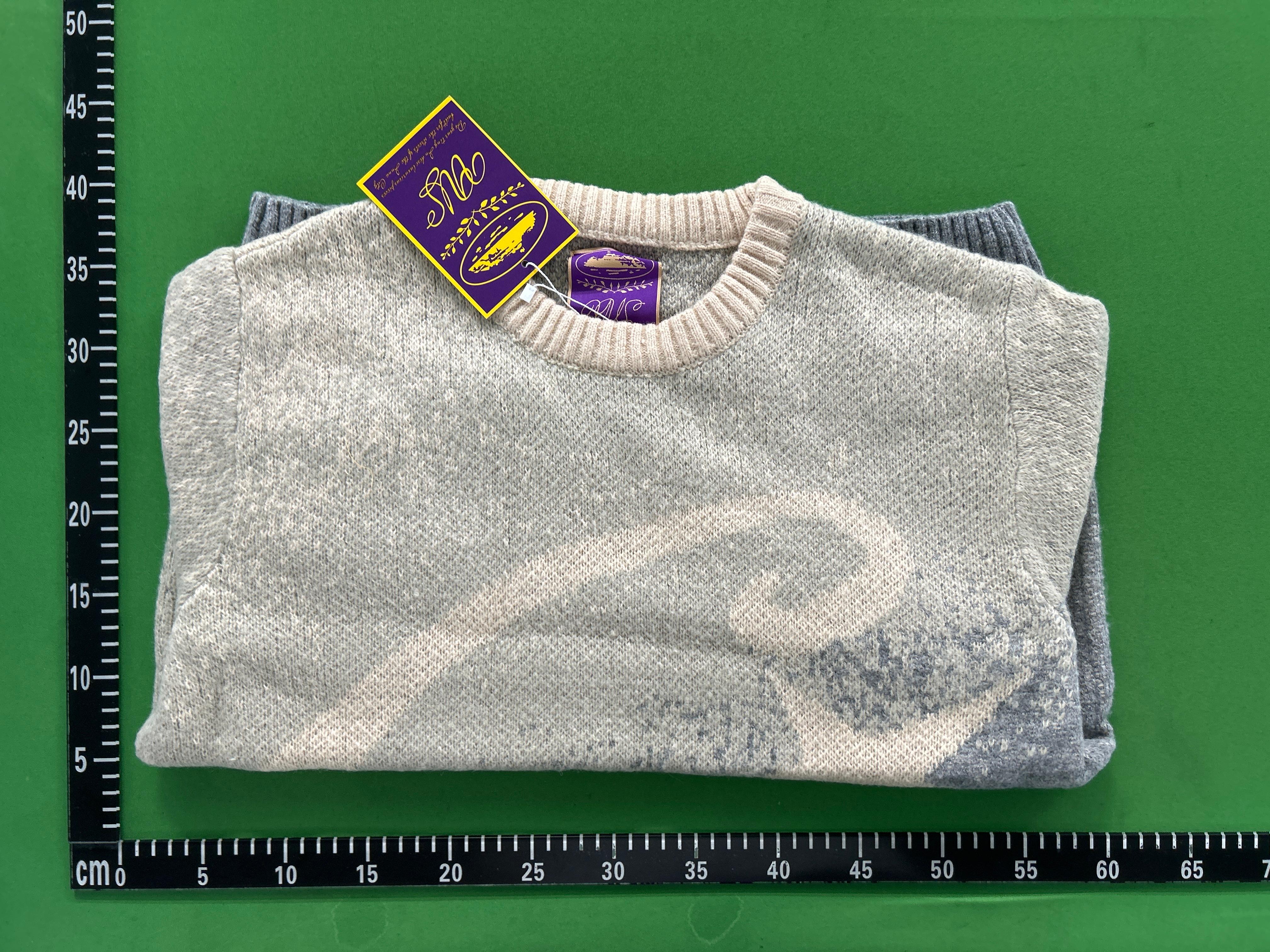Foto QC 5 de Corteiz Alcatraz Zip Sweater Heavy Knit Hoodie Natural