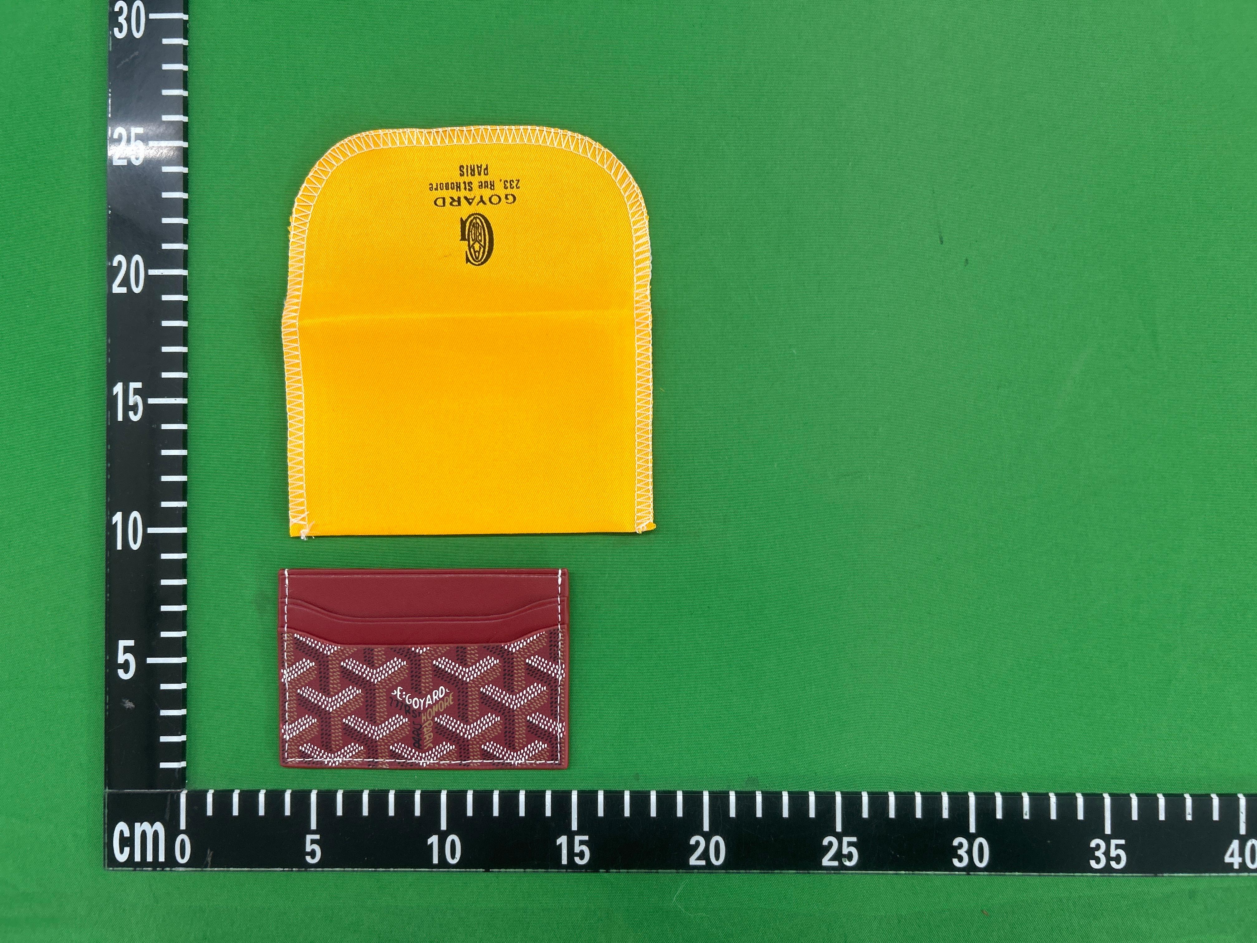 Foto QC 3 de Goyard Saint Sulpice Card Holder Red