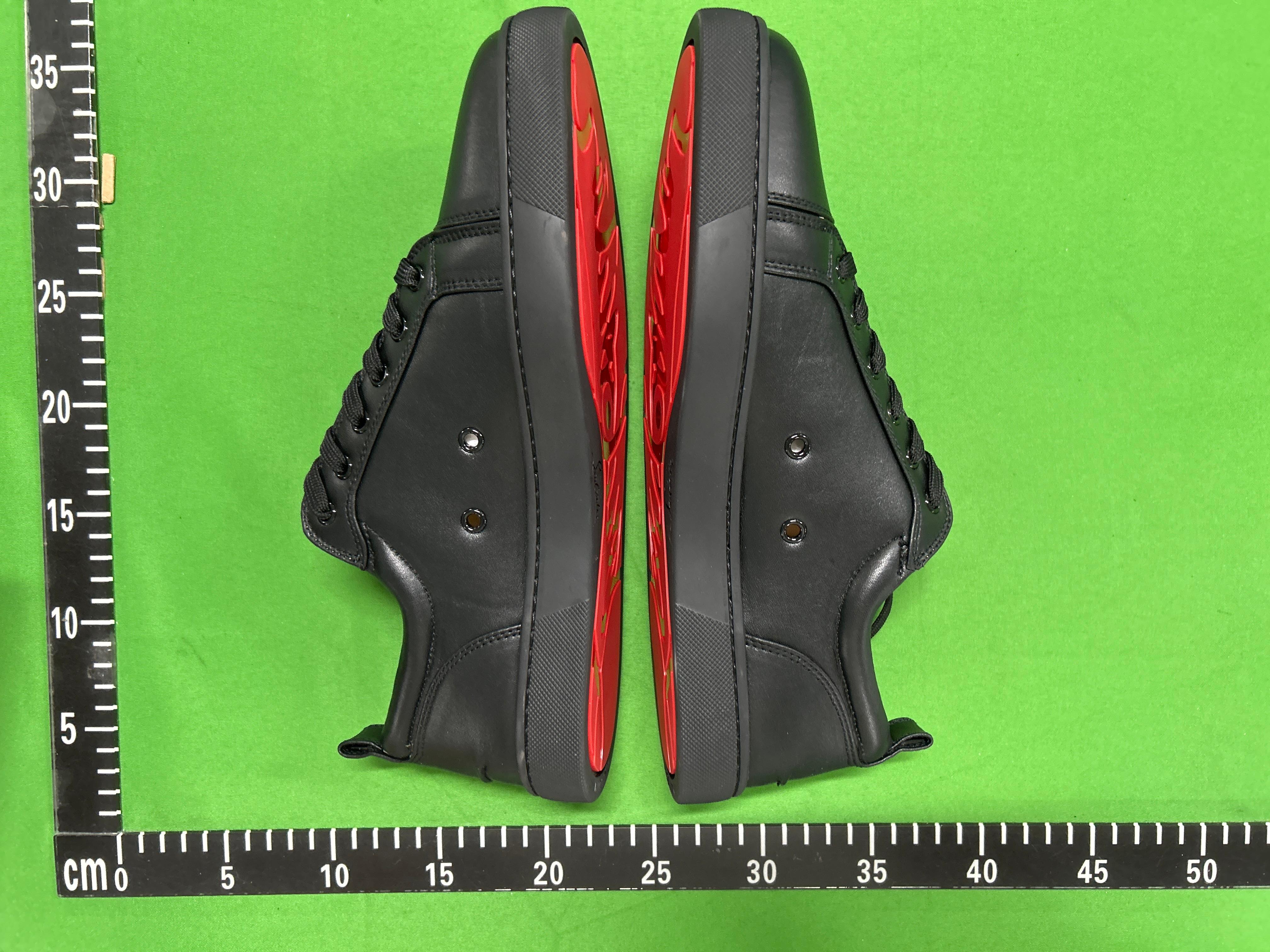Foto QC 4 de Christian Louboutin Fun Louis Junior Low Marine Suede 1220230 BL4G