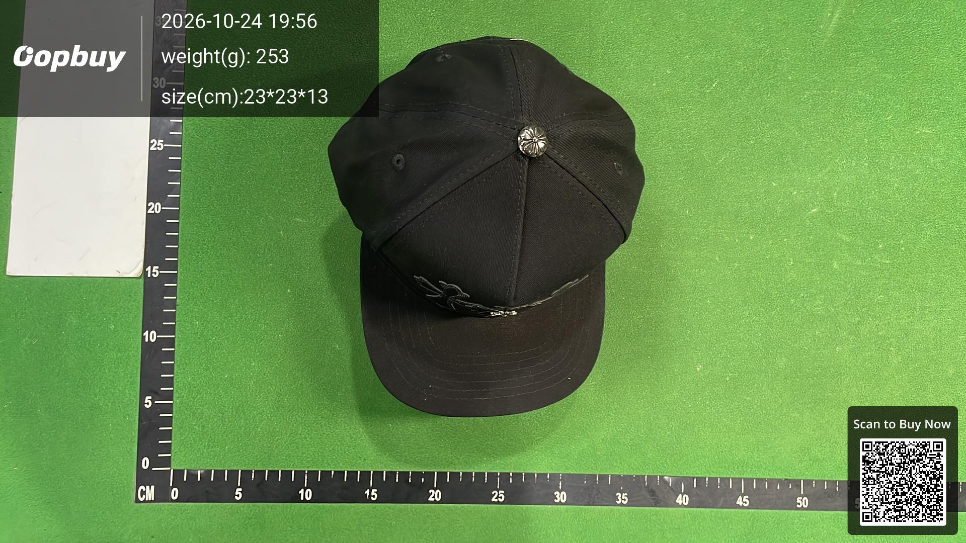 Foto QC 4 de Chrome Hearts Fuck Hollywood Trucker Hat Black/White