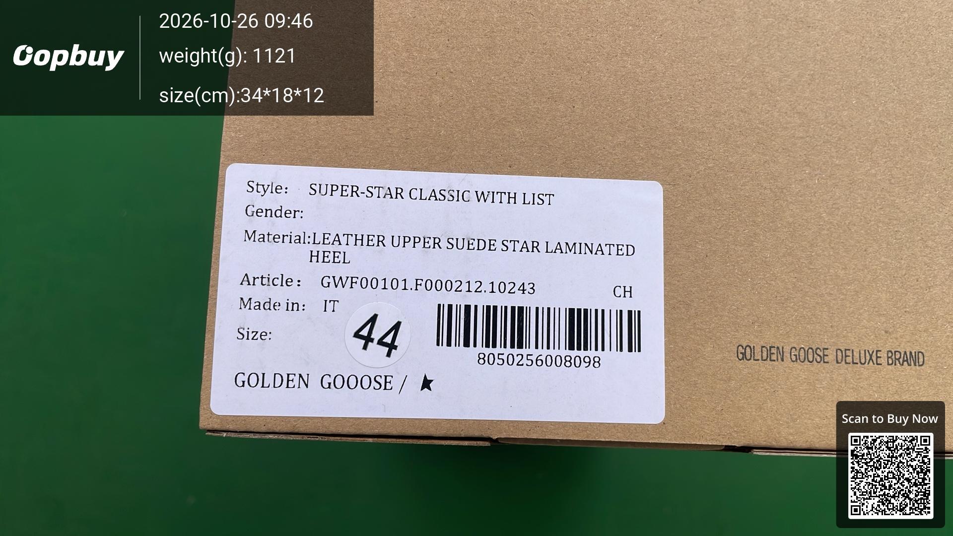 Foto QC 2 de Golden Goose Ball Star Low Black White Star