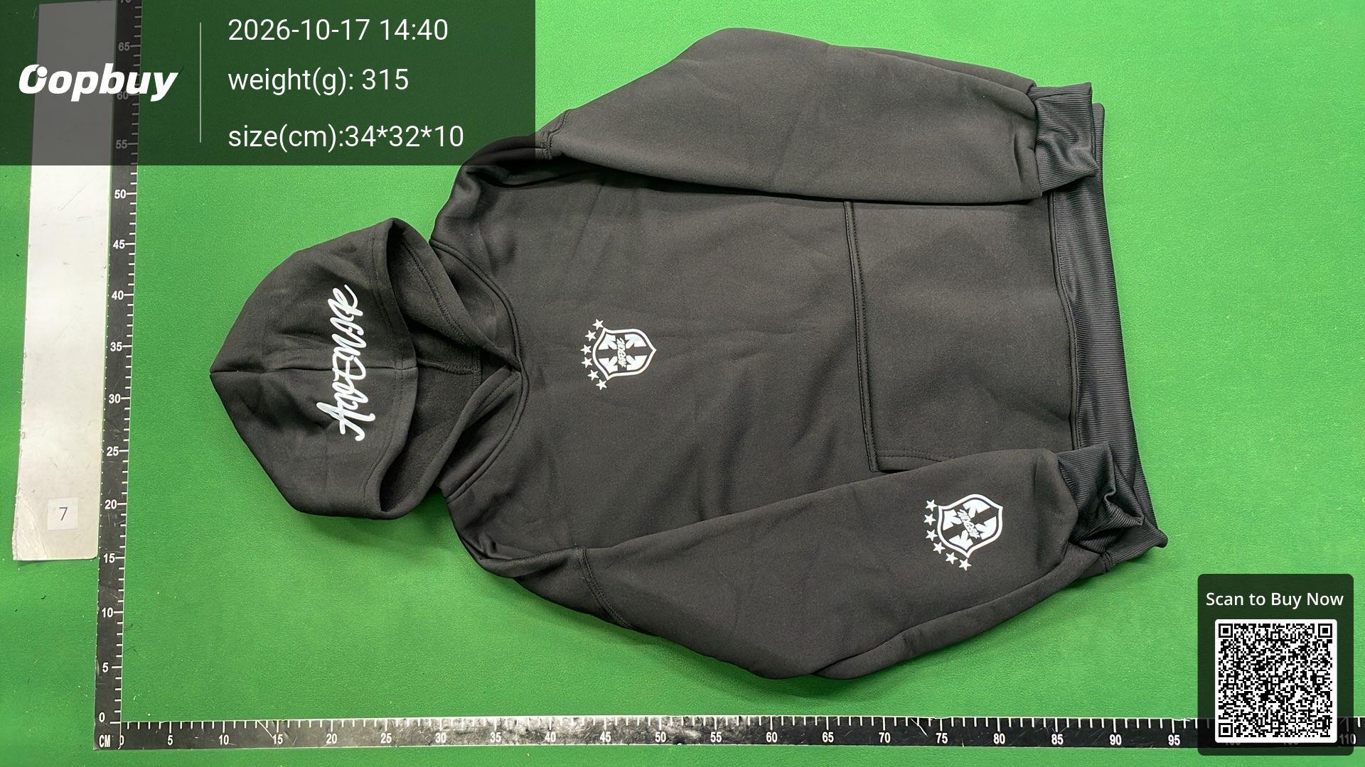 Foto QC 2 de Corteiz Brasil Hoodie Badge Heather Grey