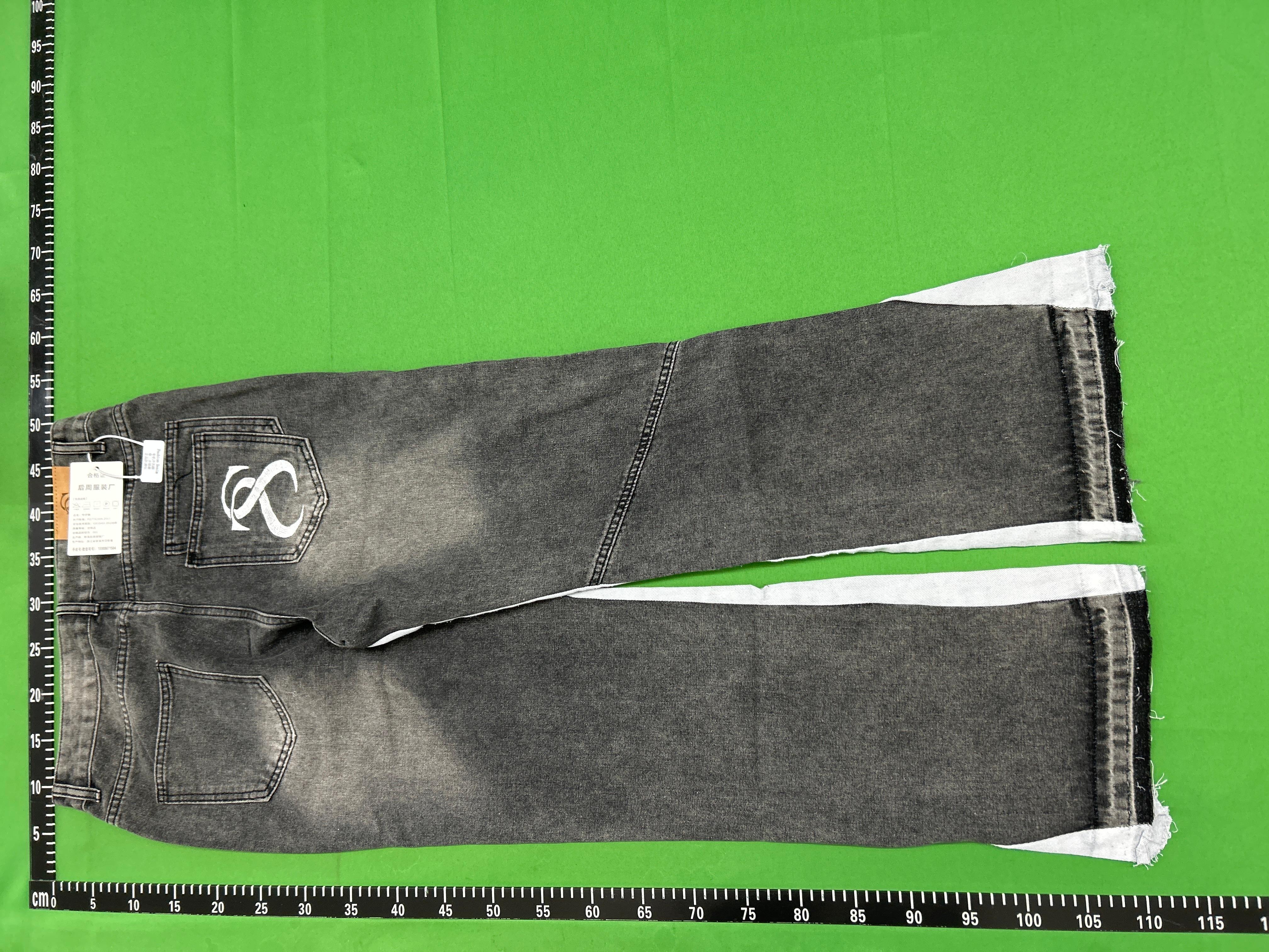 Foto QC 7 de Other Jeans Retro Patchwork Loose Flared Grey