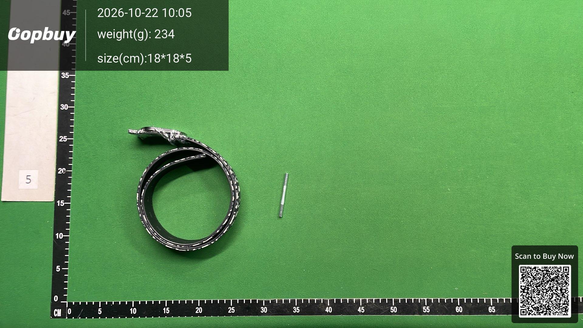 Foto QC 3 de Dior CD Icon Belt Blue Dior Oblique Jacquard