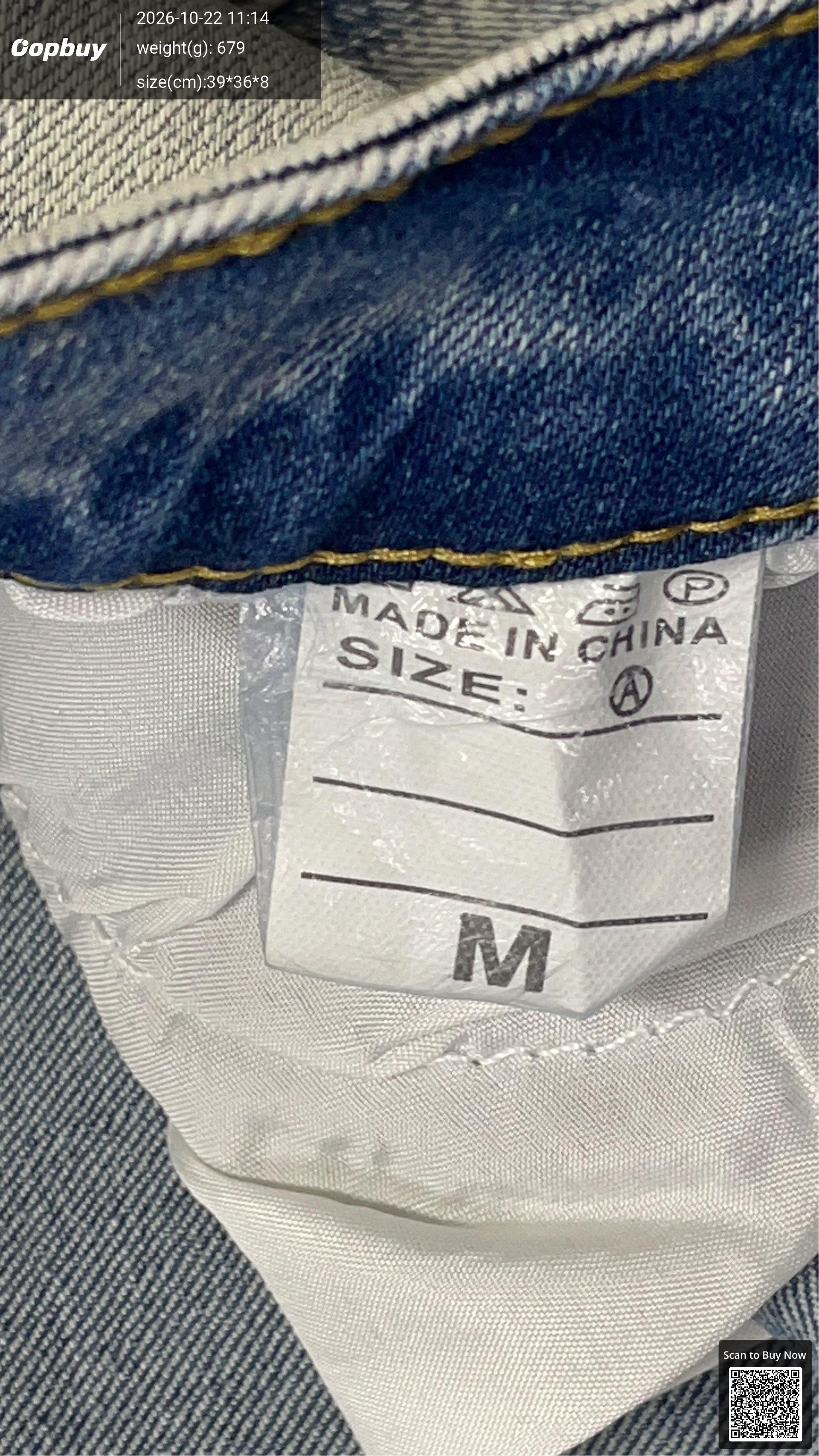 Foto QC 1 de Amiri Jeans Distressed Embroidered Black
