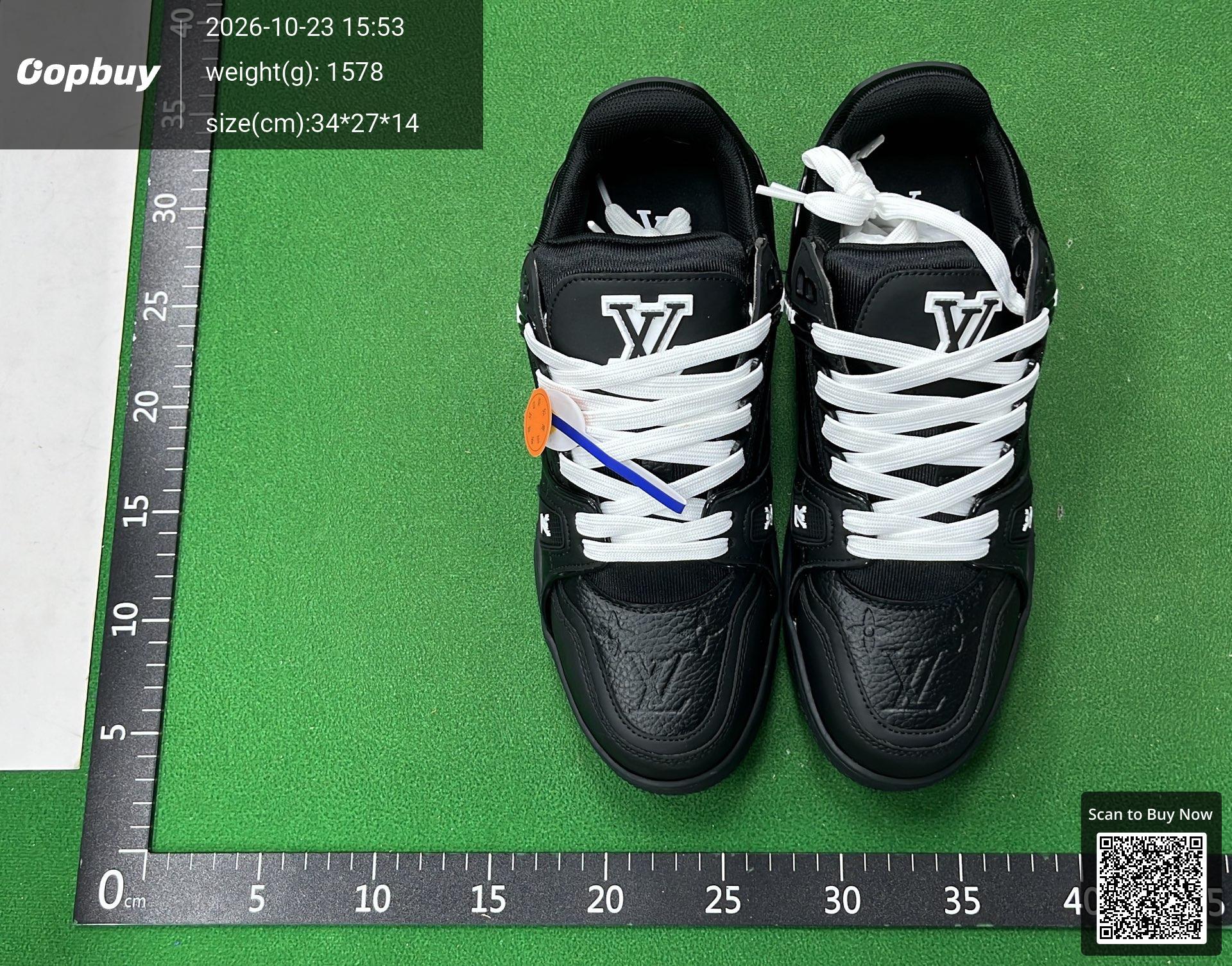 Foto QC 6 de Louis Vuitton Trainer Low Monogram Denim Blue
